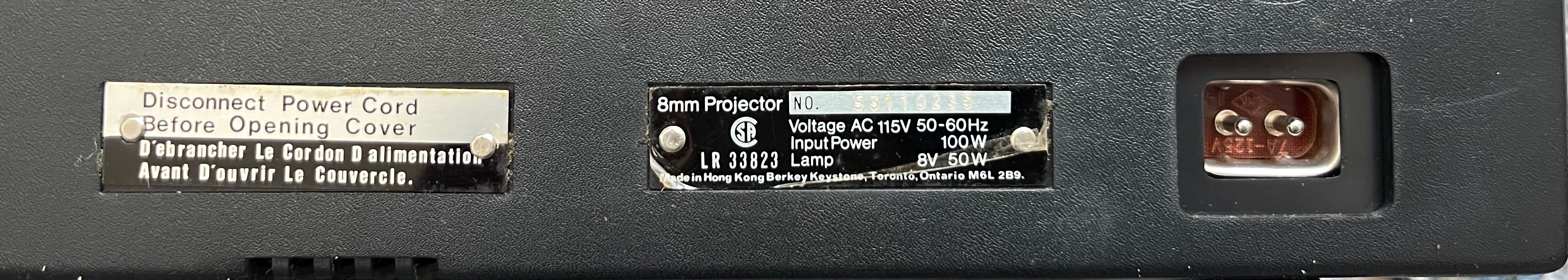 Vintage Dual 8 Movie Projector (Keystone 1550Z) — Boxed & Tested - photo 4