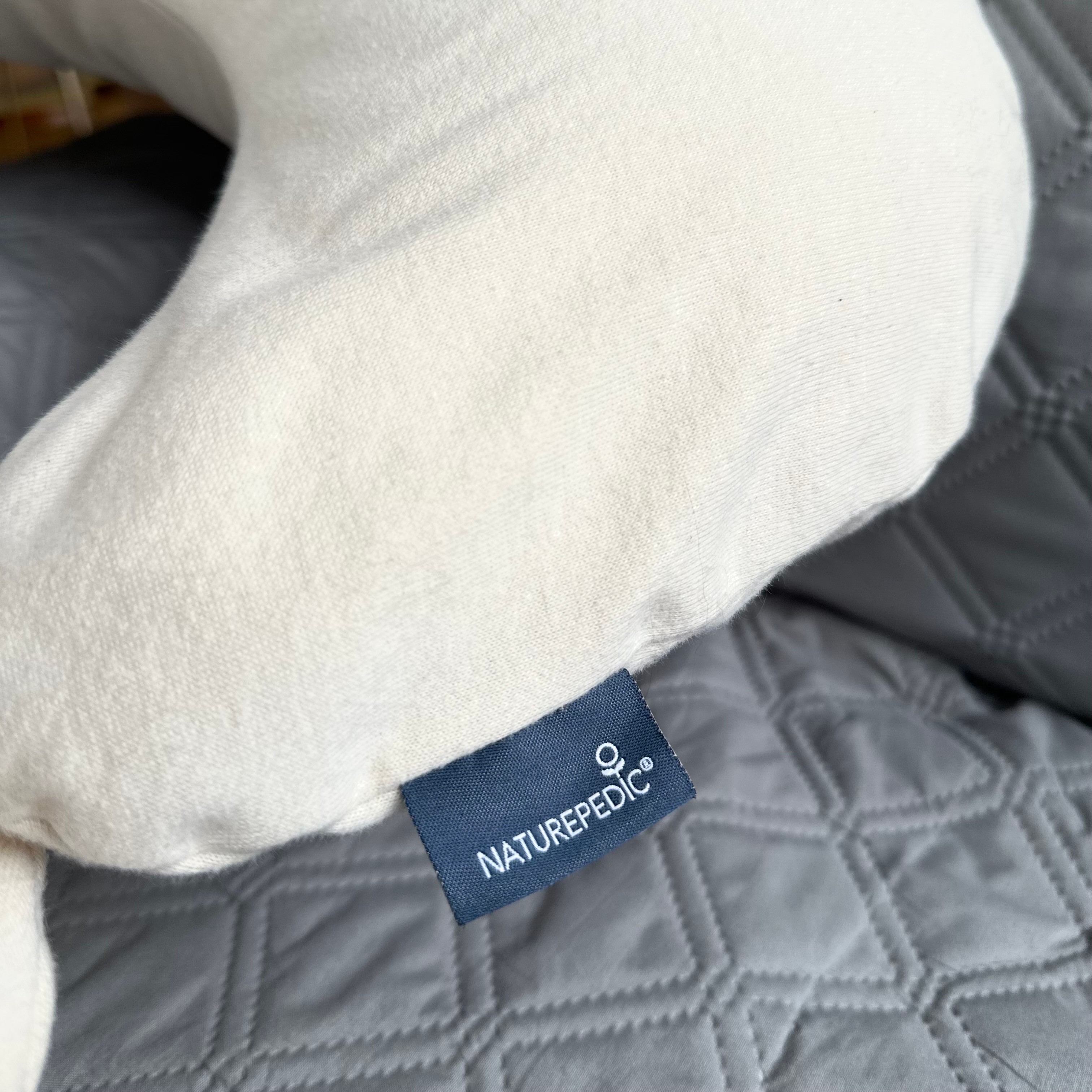Naturepedic Organic Cotton Waterproof Nursing Pillow - photo 2