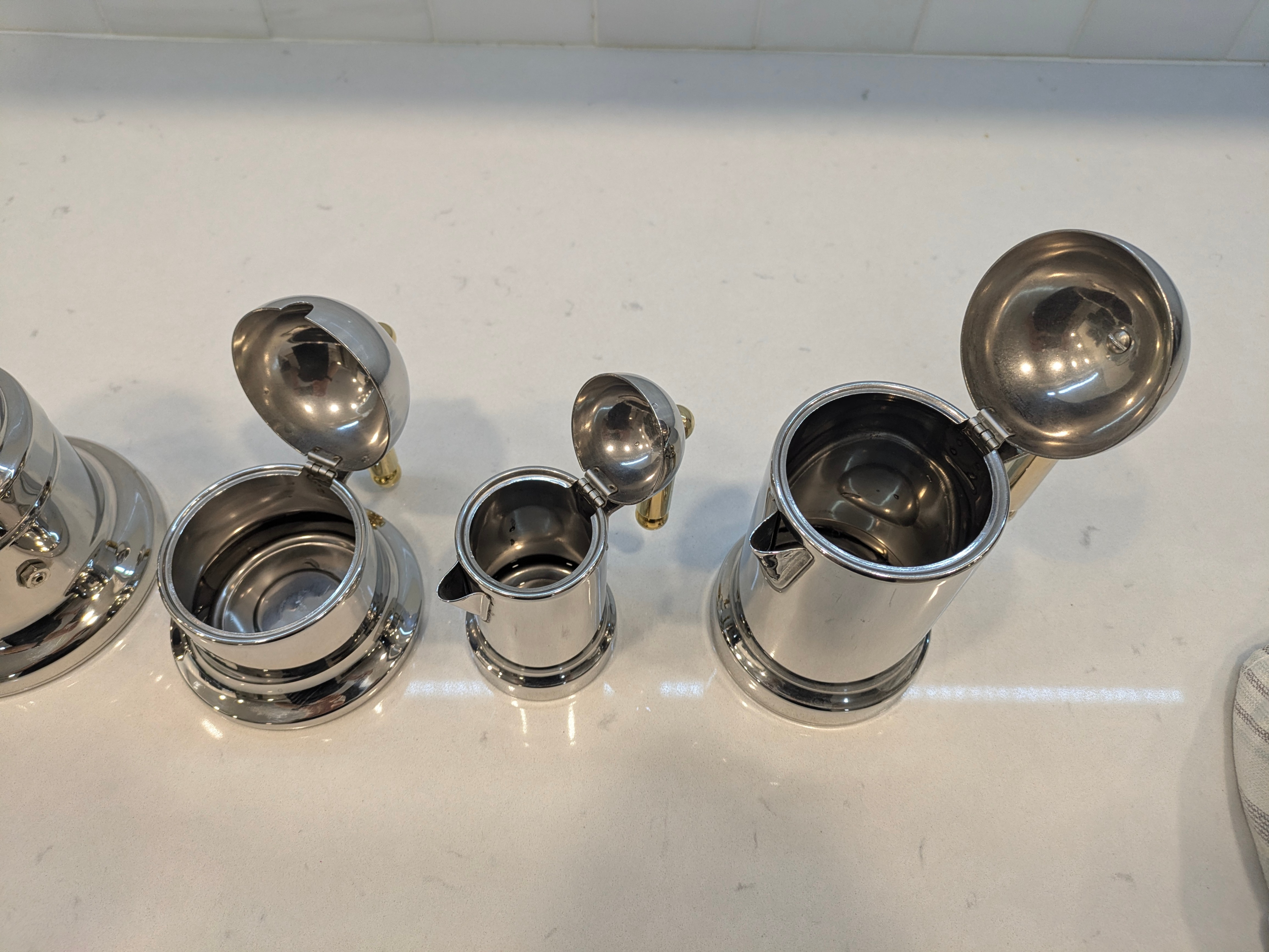 Alessi Stainless Steel Espresso Maker Set - photo 4