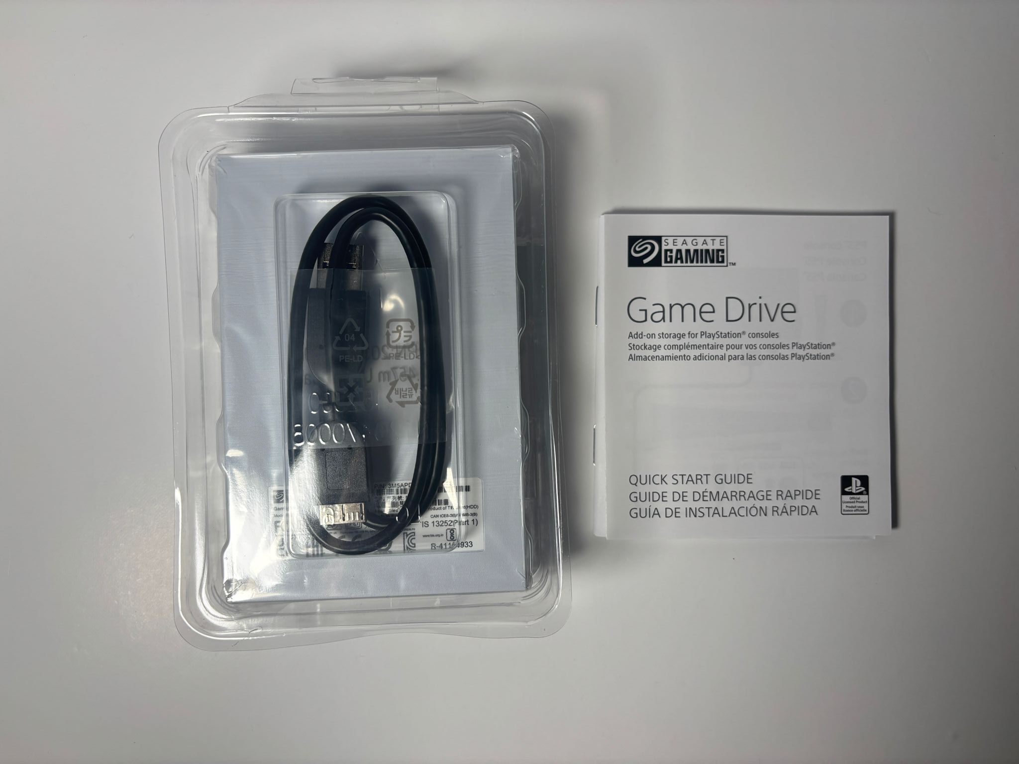 Seagate PS5 Game Drive 5TB External Hard Drive - OPEN NEW BOX - photo 3