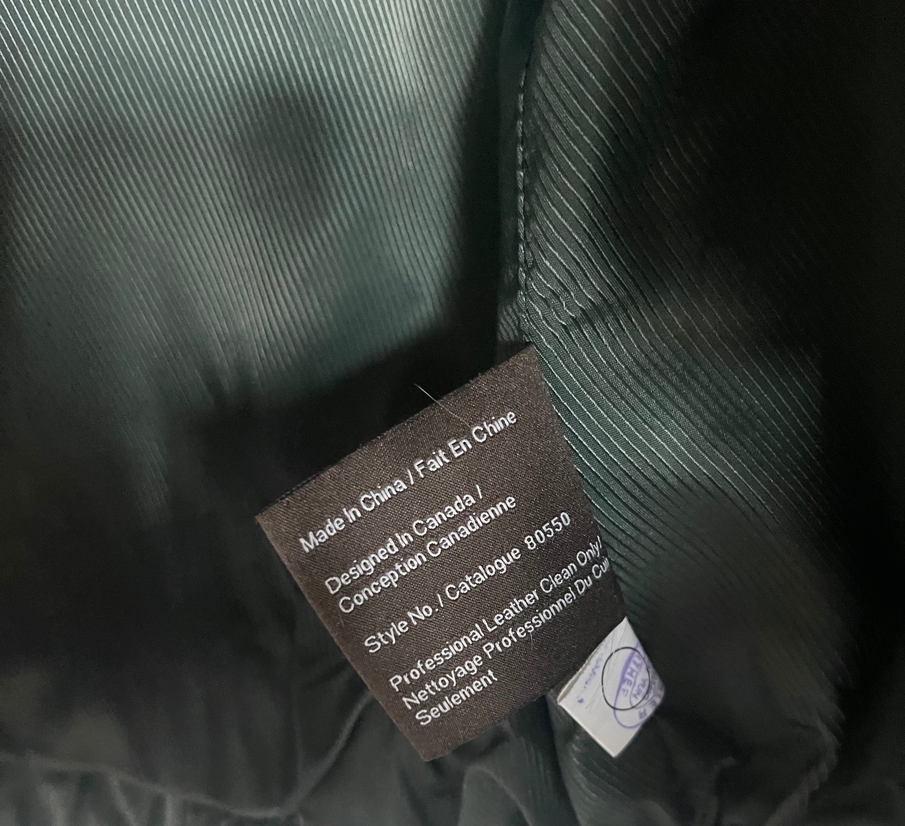 Vintage Green Danier Leather Jacket — Size Large - photo 5