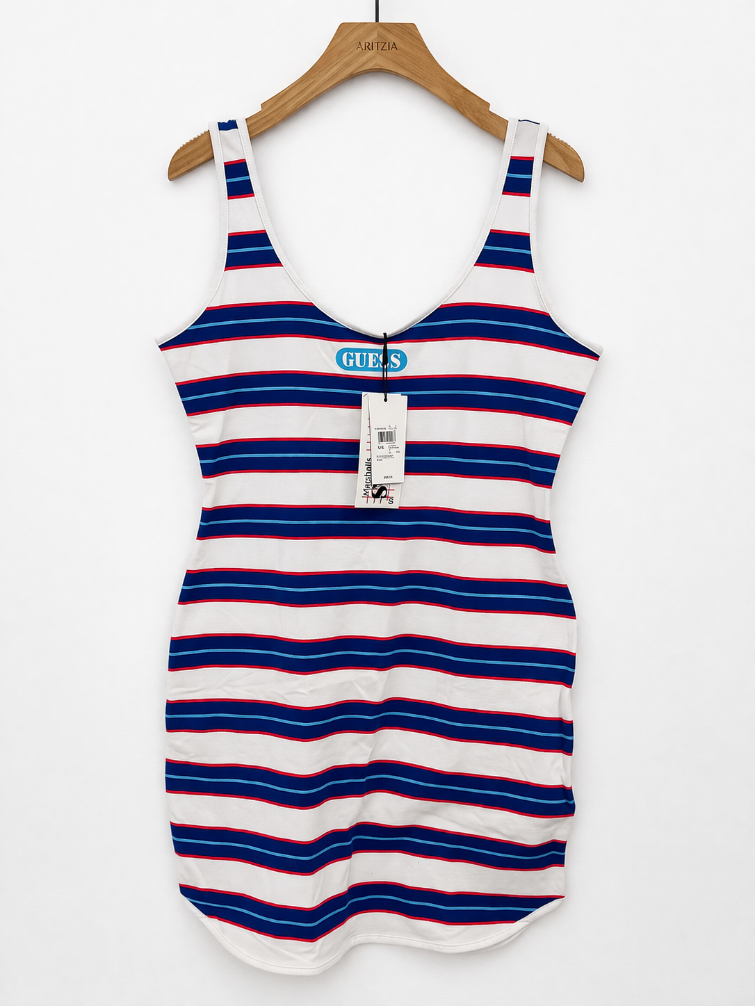 Brand-new GUESS Go Lydia Printed Stripe Dress