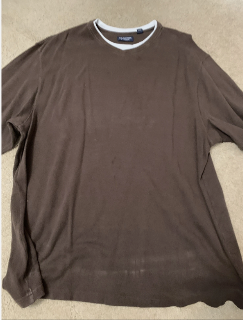 Roundtree And Yorke Mens Sweater Size 3X BROWN