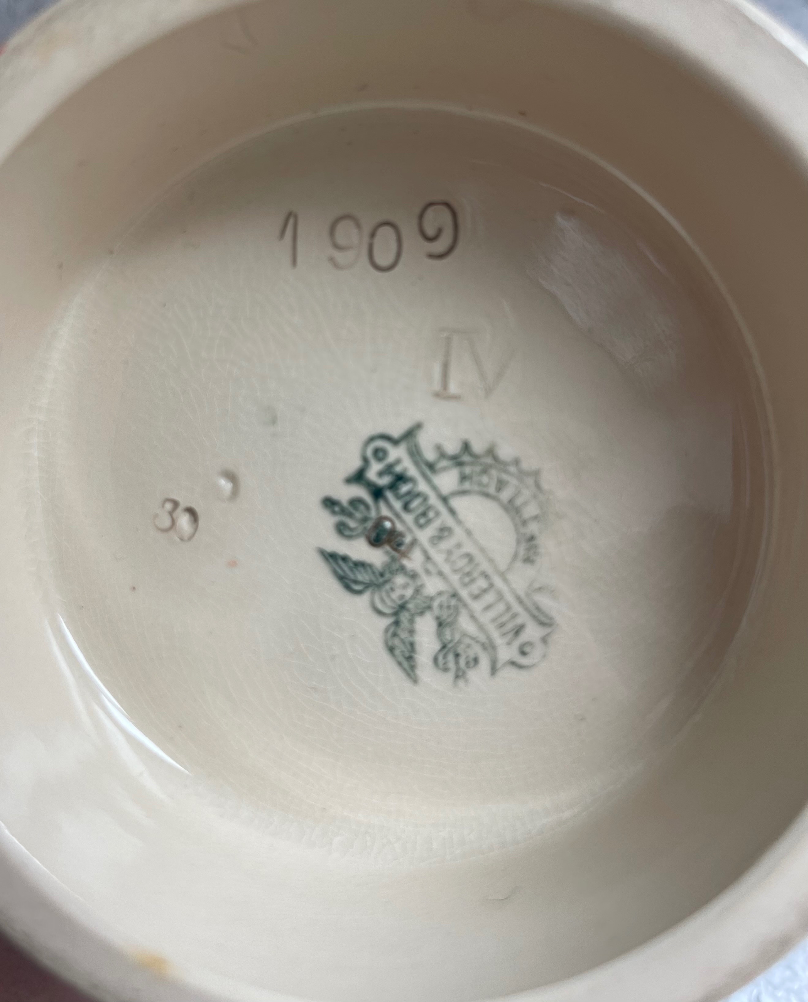 1930 Mettlach Beer Stein — Signed Lid (Top & Bottom) - photo 5