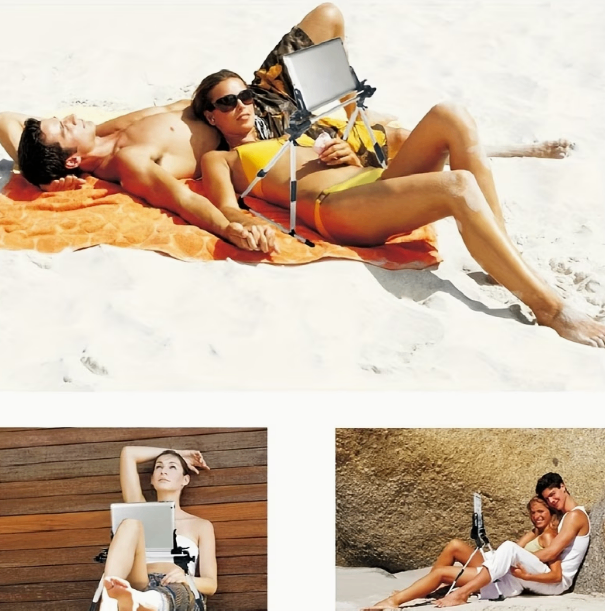 Adjustable Aluminum Alloy Phone & Tablet Stand - Foldable Holder - photo 3