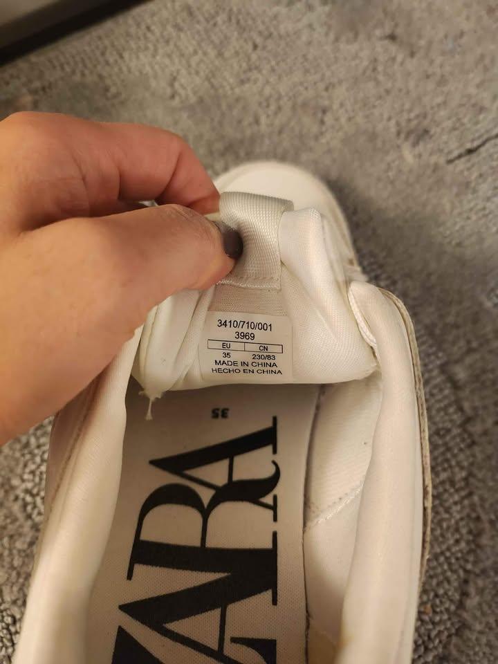 Zara White Sneakers - Size 35 - photo 5