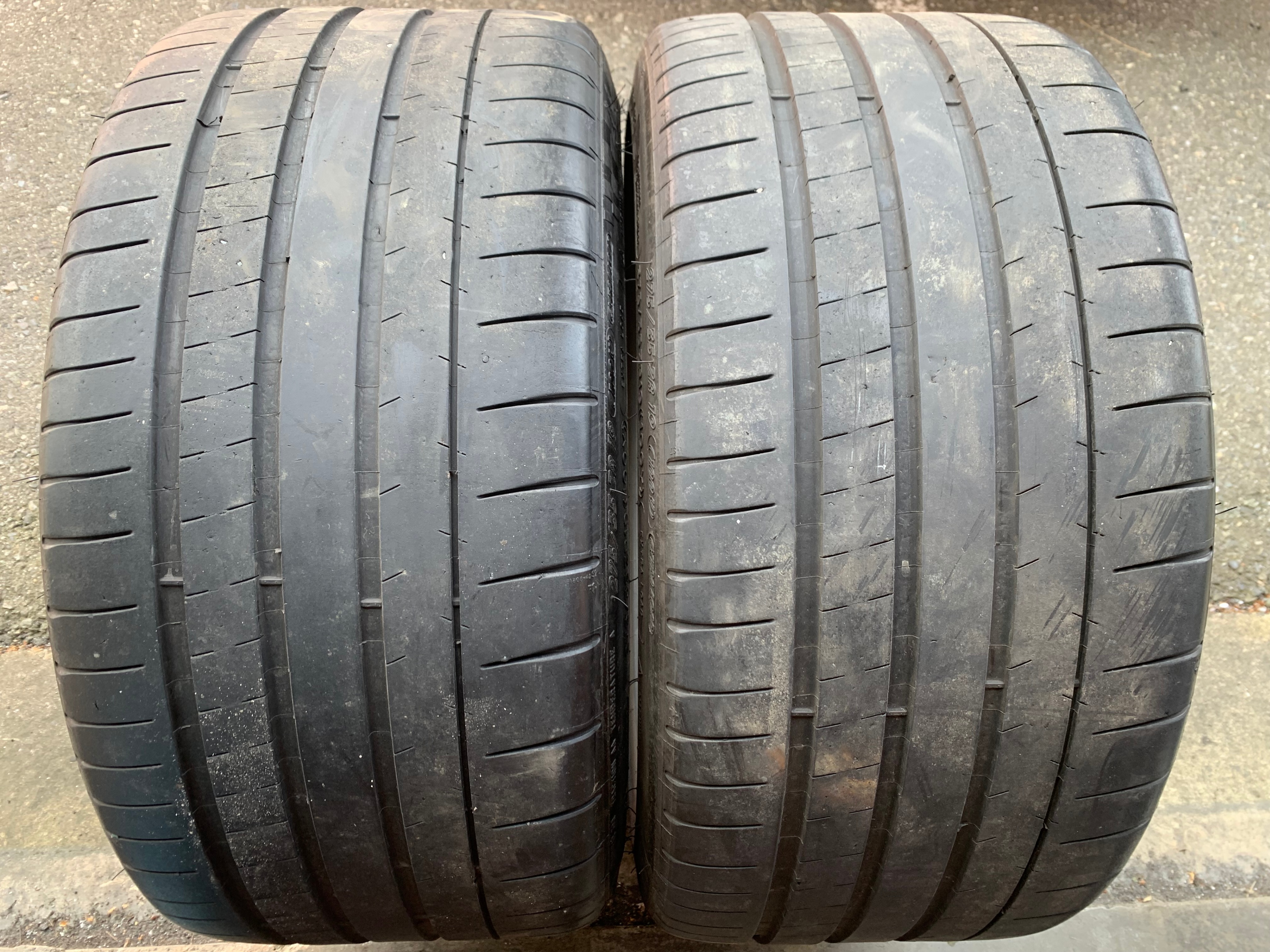 PAIR of 275/35/19 XL 100Y Michelin Pilot Super Sport with 65%