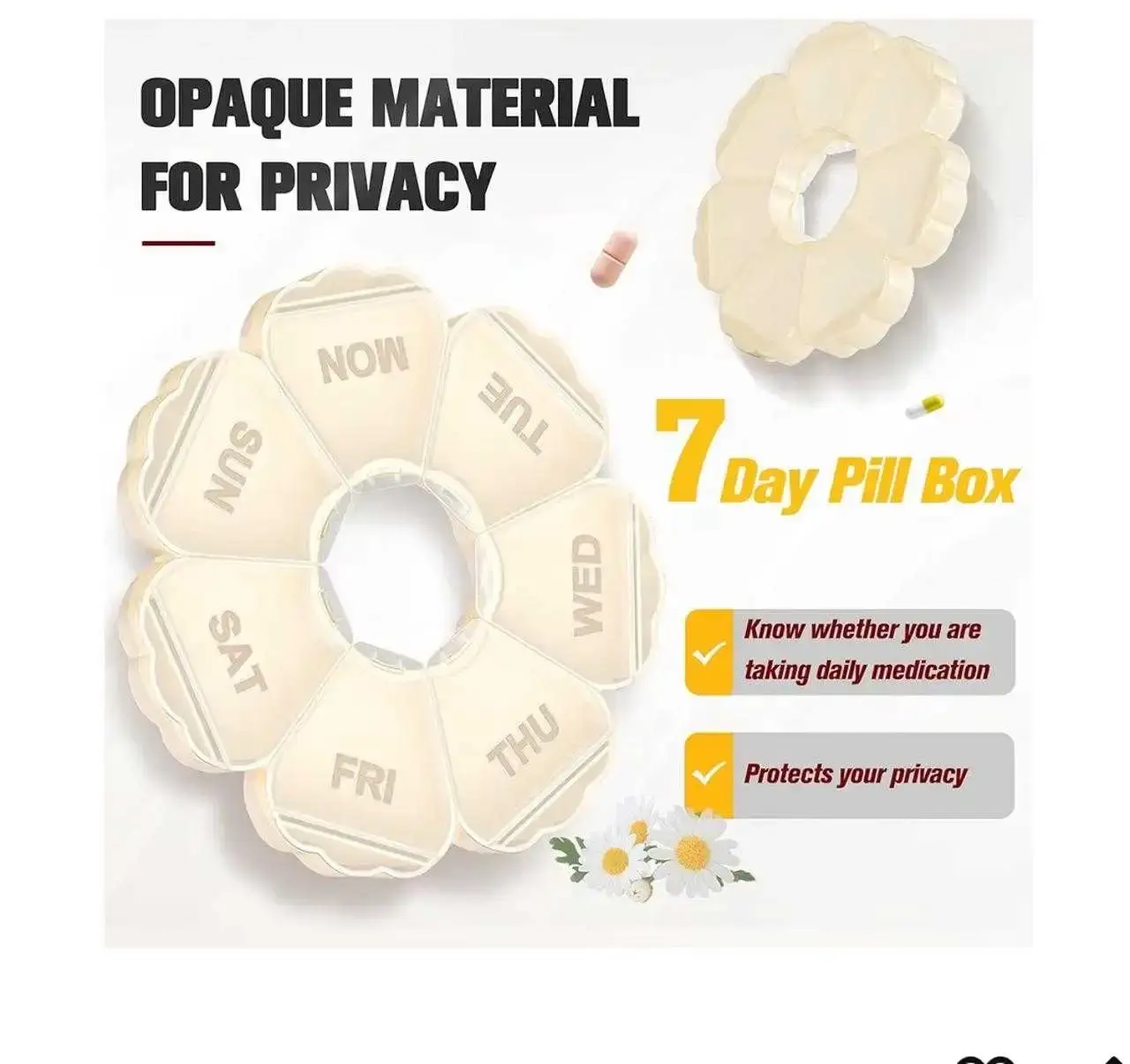 7 Day Pill Organizer Box - photo 2