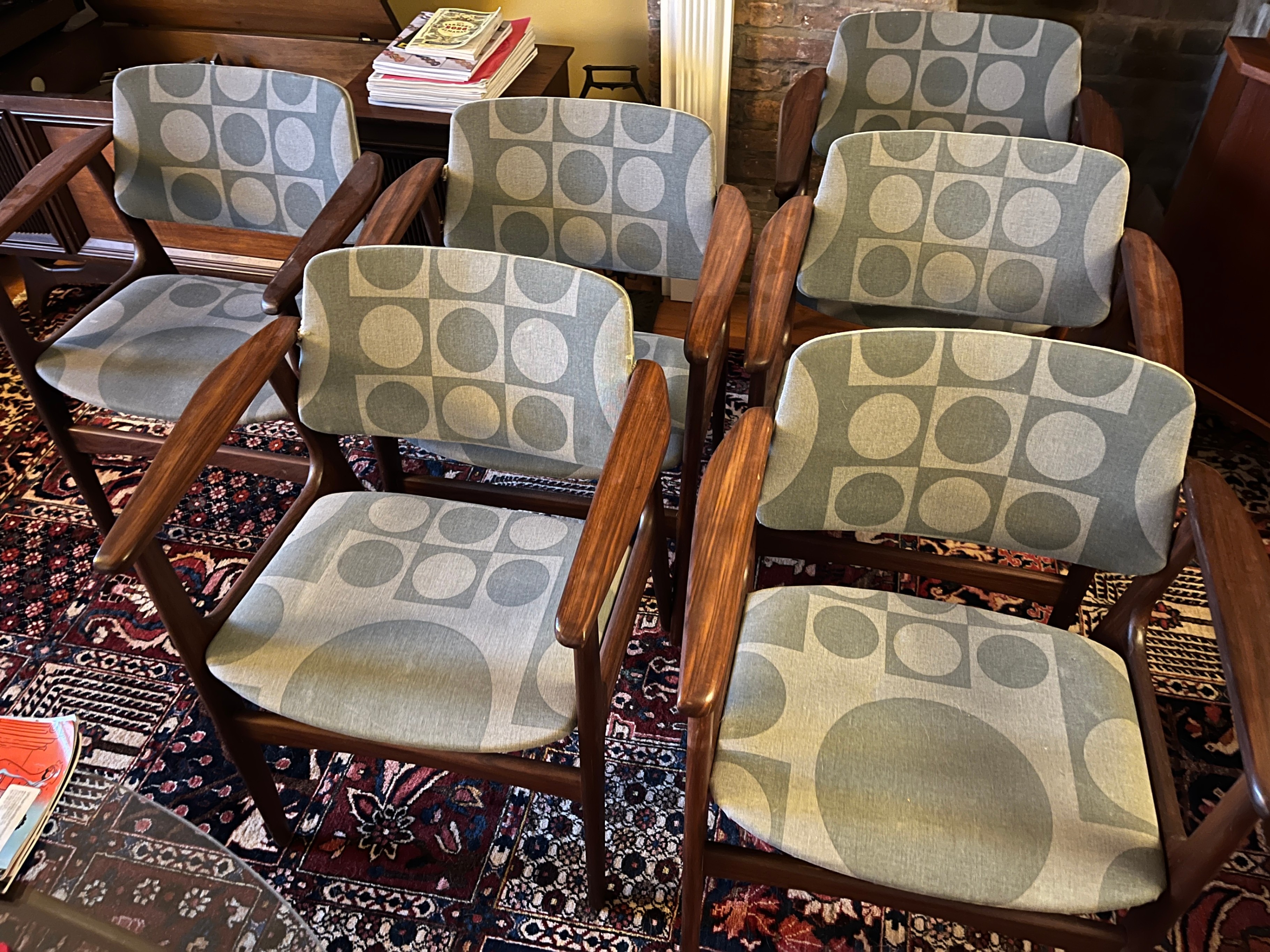 6 Mid Century Danish Dining Chairs - photo 2
