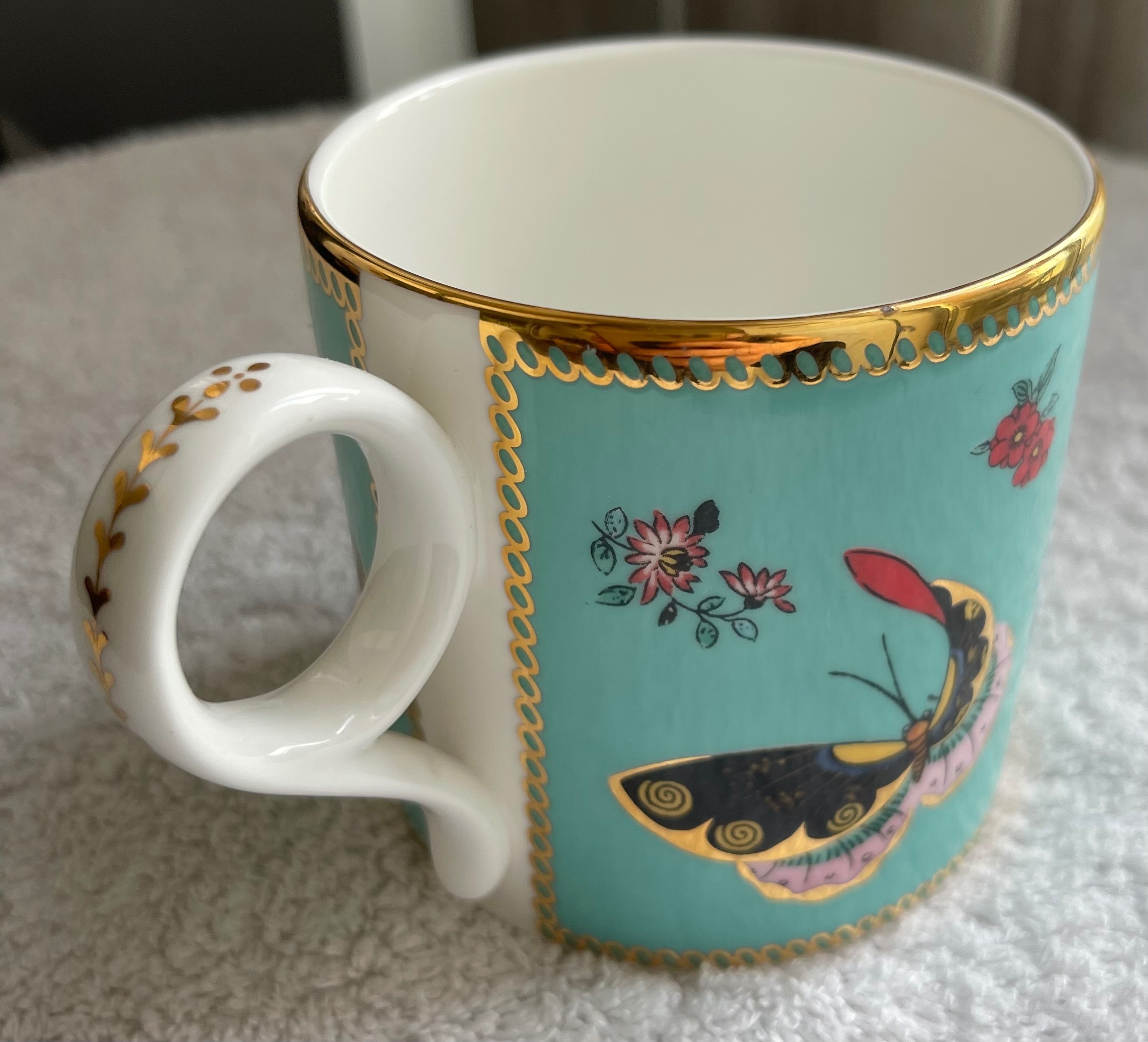 Wedgwood "Butterfly Dance" Bone China Mug - photo 2
