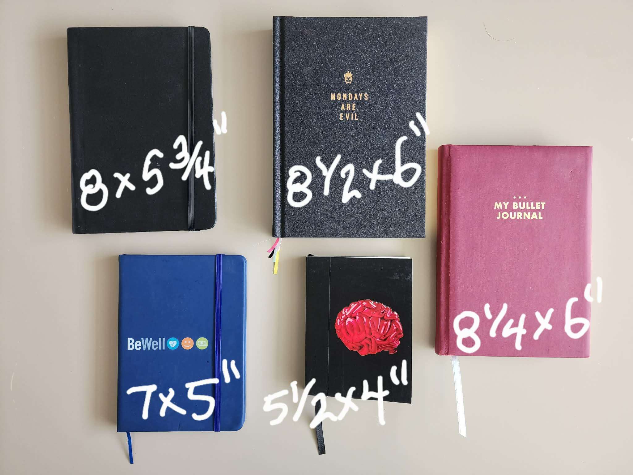 5 Assorted Notebooks / Sketchbooks - photo 2