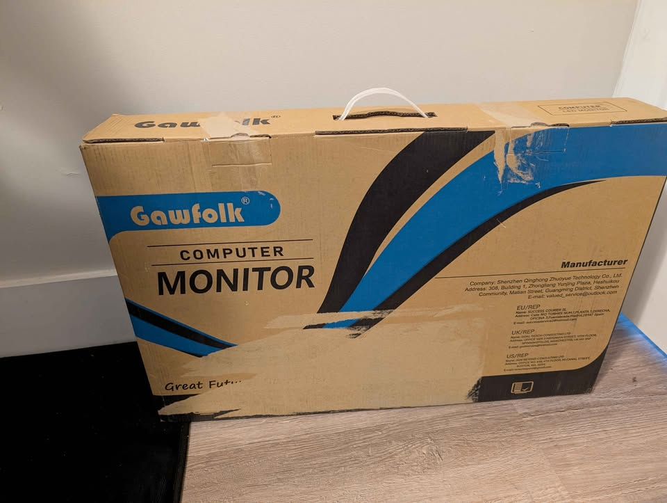 Gawfolk 24.5” 200Hz Gaming Monitor White, Open Box - New, Tested - photo 5