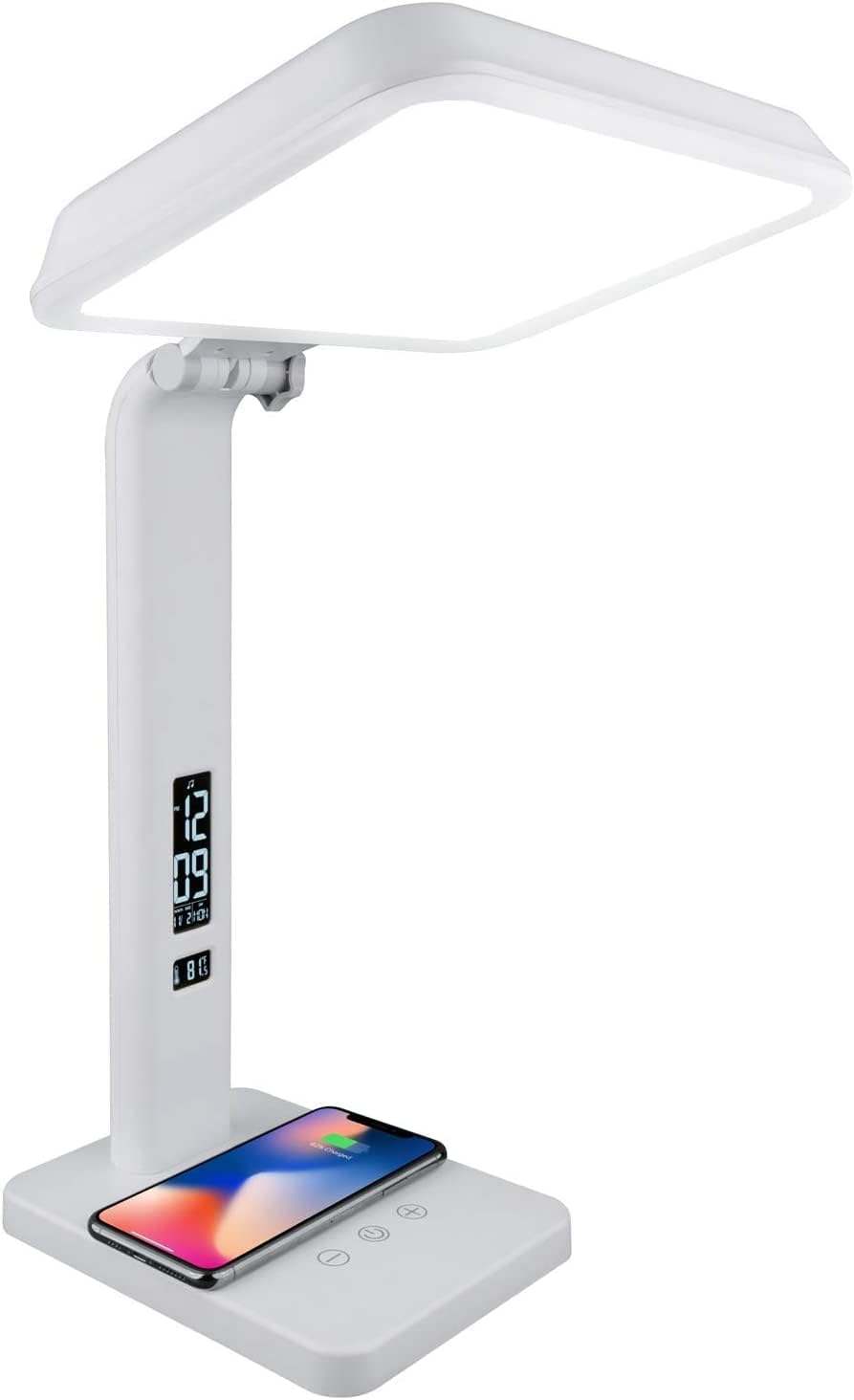 Adjustable LED Desk Lamp with Wireless Charger - photo 4