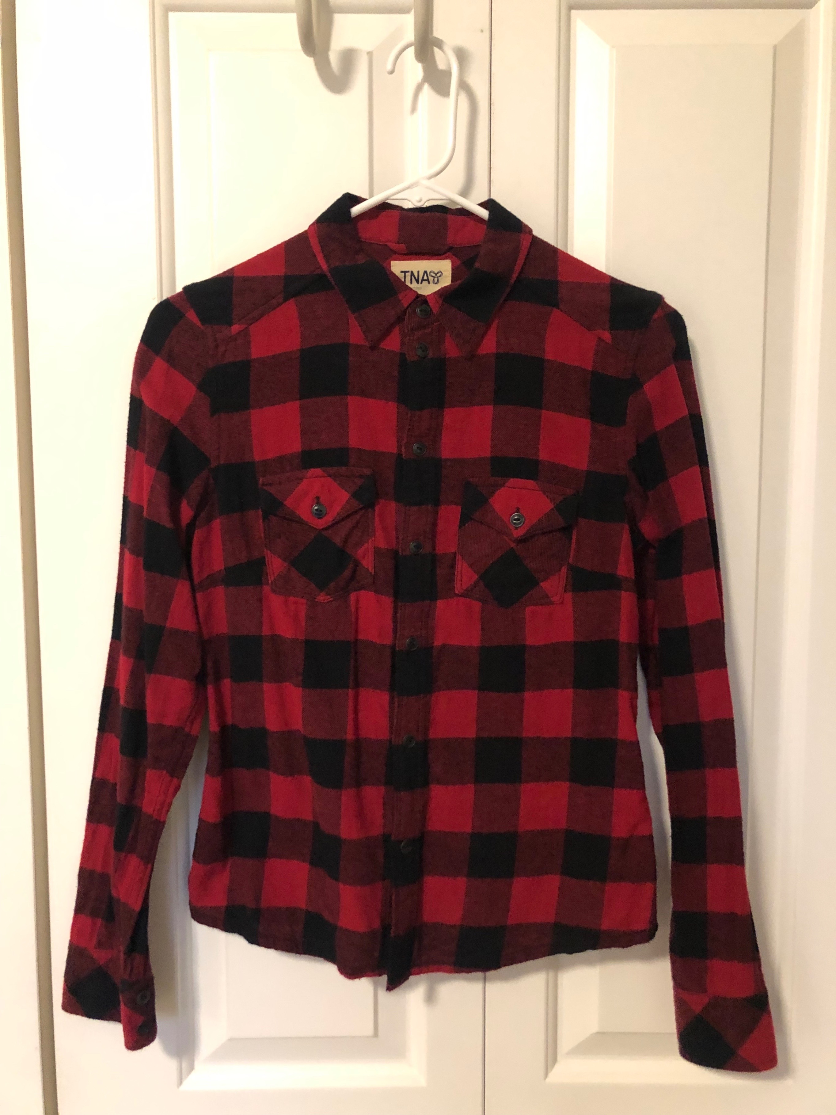 Aritzia TNA Banff Buffalo Plaid Shirt - photo 2