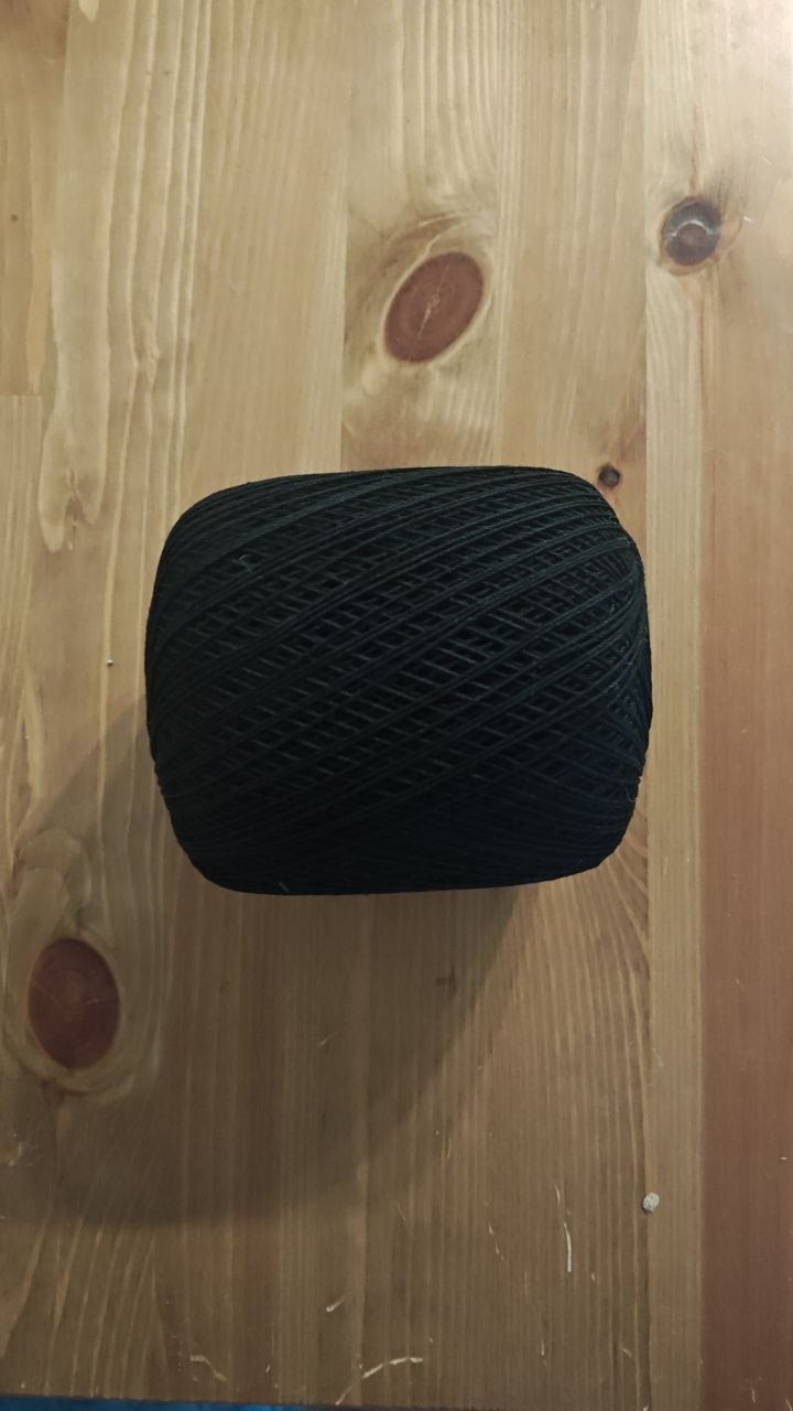 Black Yarn / Craft Thread – (99% Full)