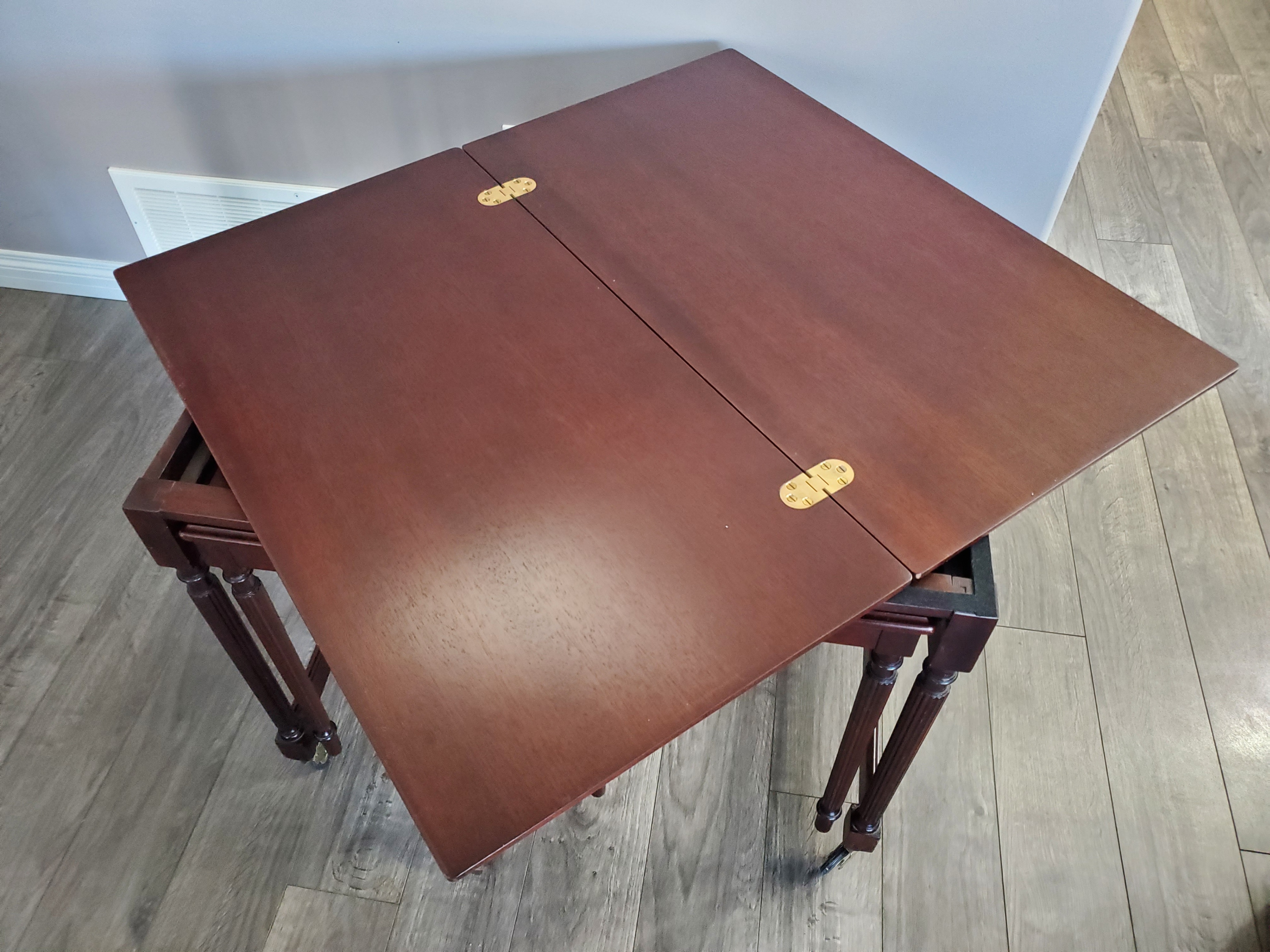 MAHOGONY VINTAGE TABLE SET - photo 3