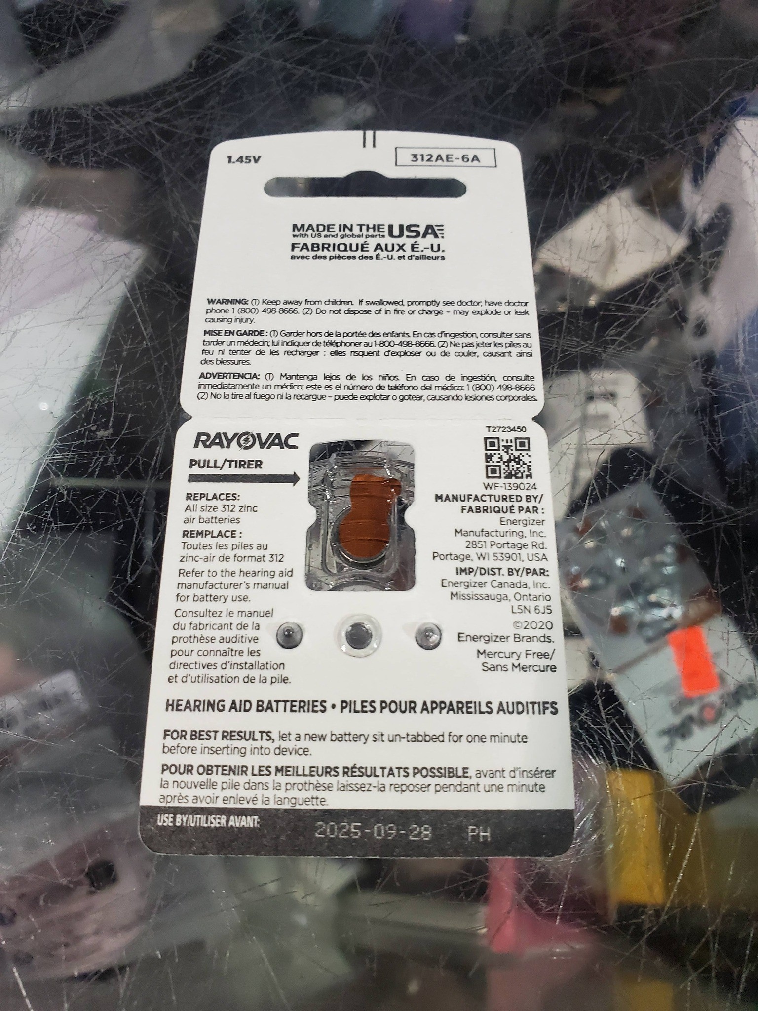 RAYOVAC® Extra Size 312 Hearing Aid Batteries - photo 2