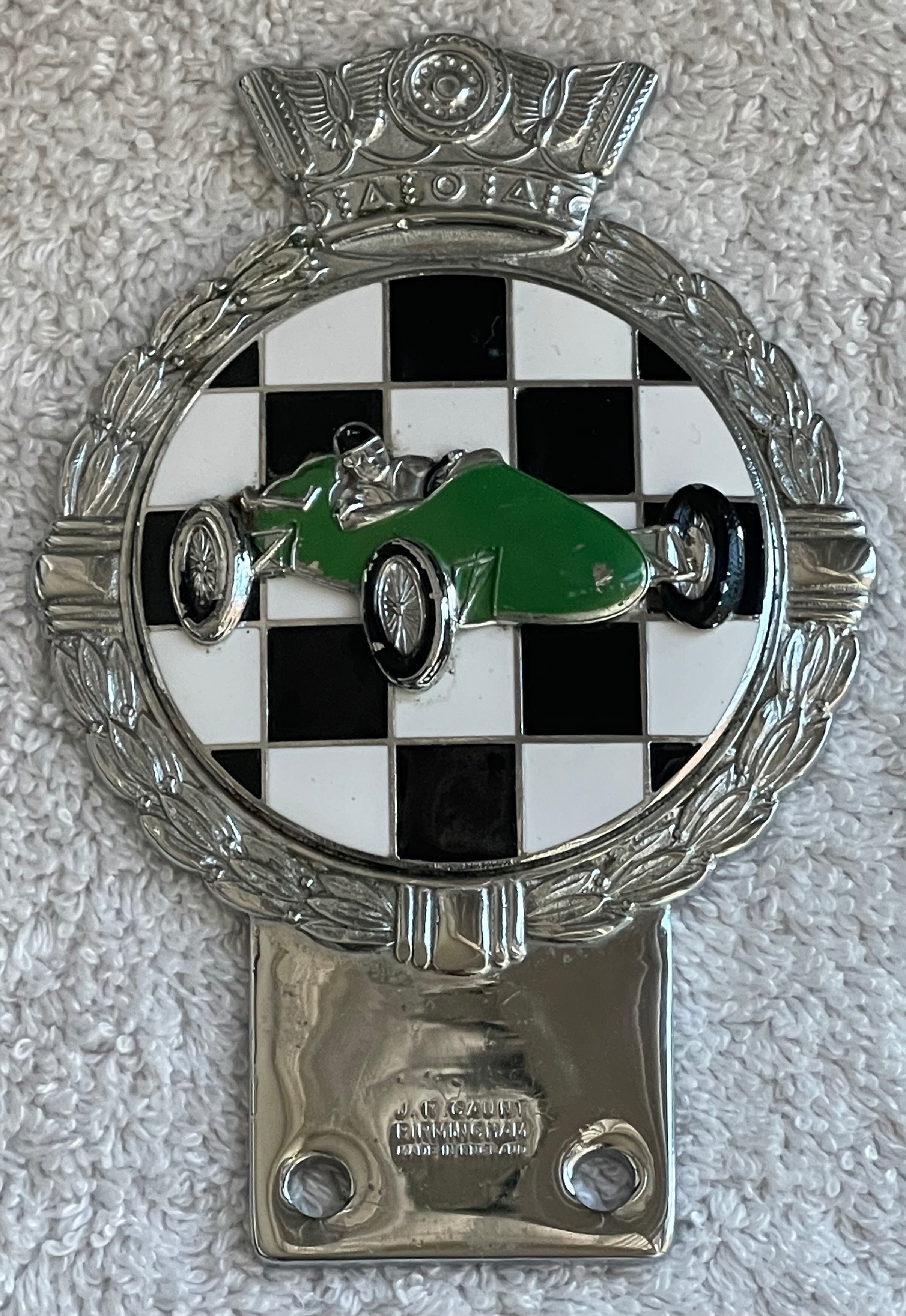 Rare 1960s J.R. Gaunt Birmingham Cooper Car Club Badge - photo 2