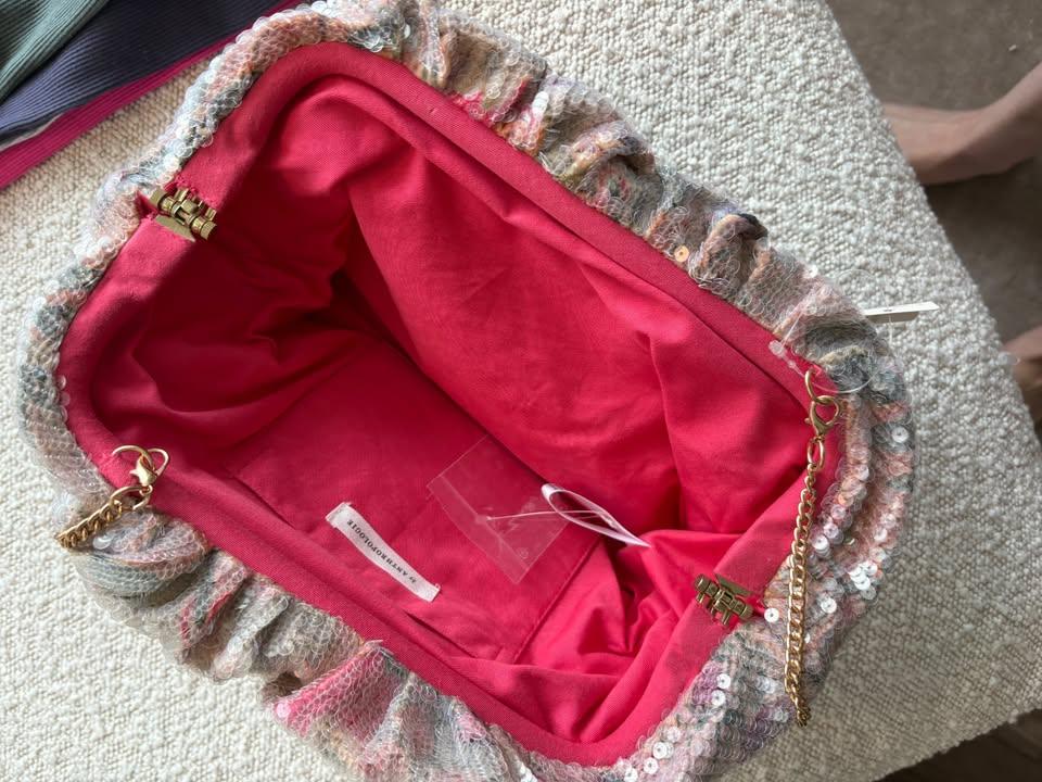 Anthropologie Sequin Clutch Bag - photo 3
