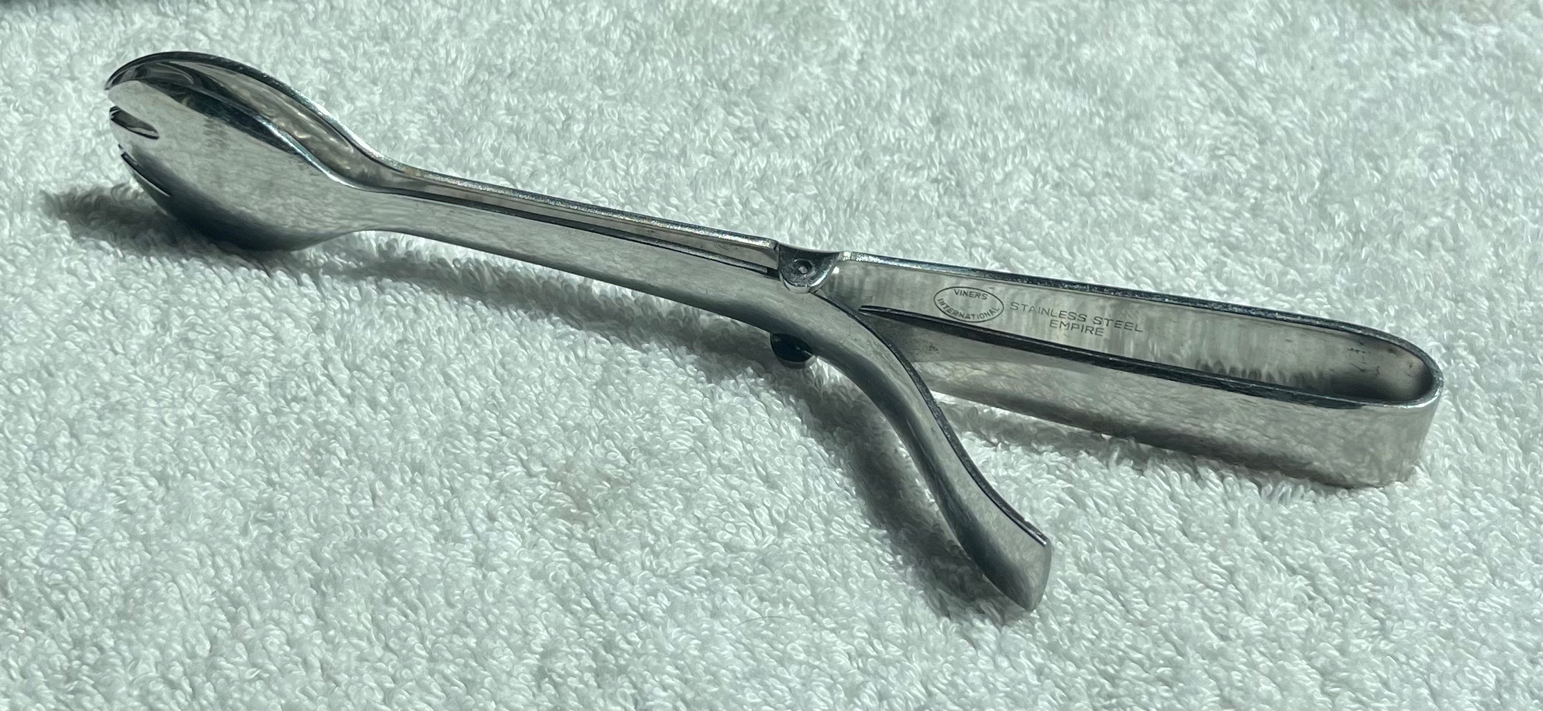 Retro Viners Stainless Steel Tongs (7.25") - photo 2
