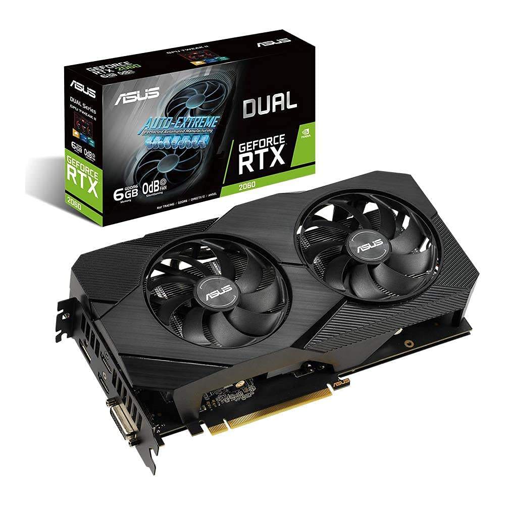 ASUS GeForce RTX 2060 6GB GDDR6 Dual EVO GPU