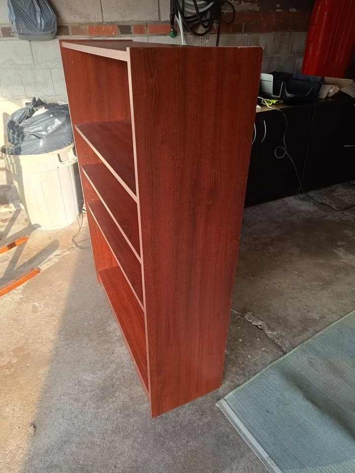Bookcase 4 Shelves – Cherry Finish – Heavy Duty - photo 3