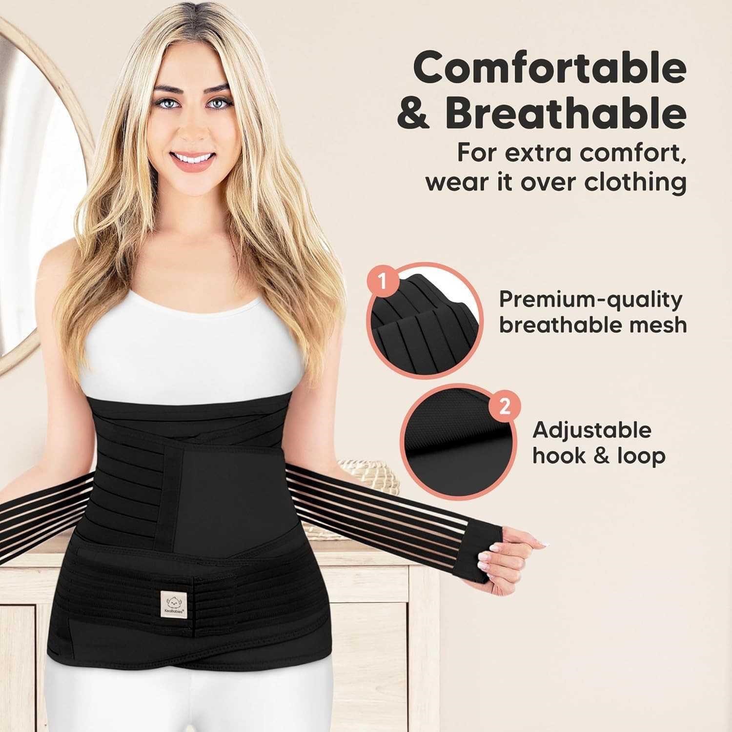 KeaBabies Revive 3-in-1 Postpartum Belly Support Wrap - photo 3