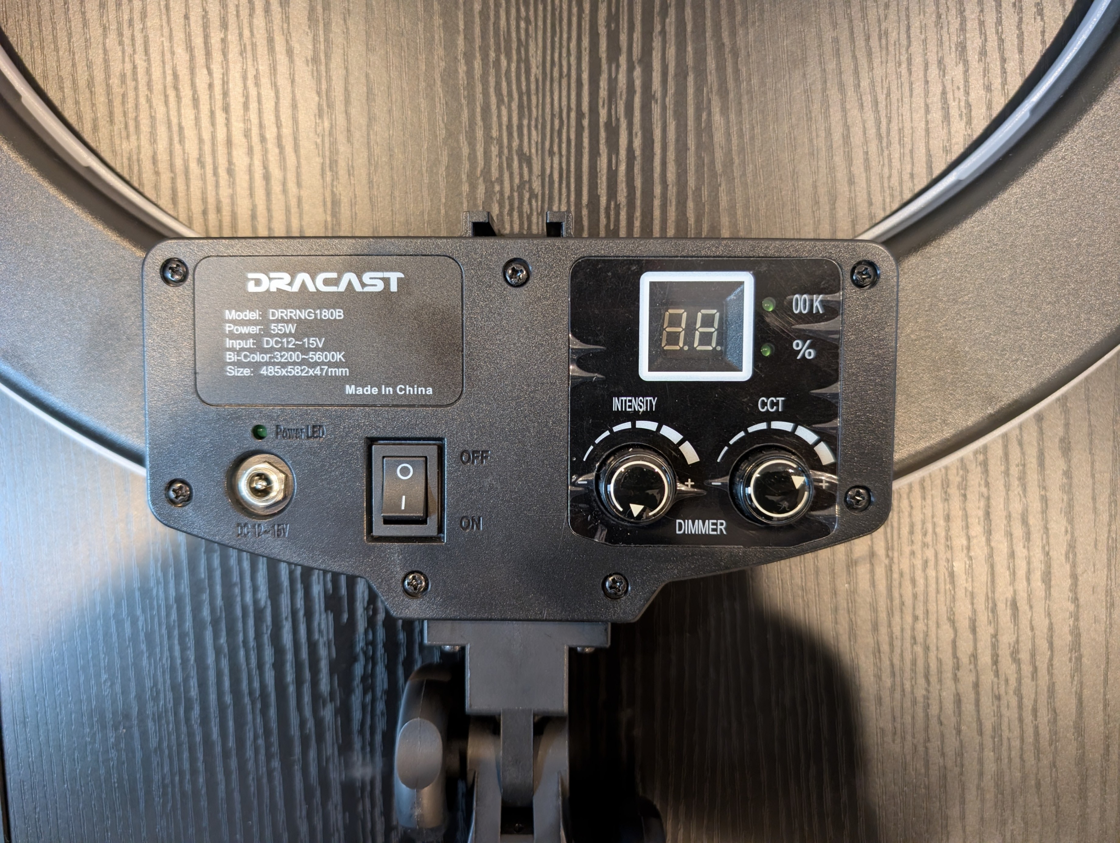 Dracast DRRNG180B bi-color ring light with tripod stand - photo 5