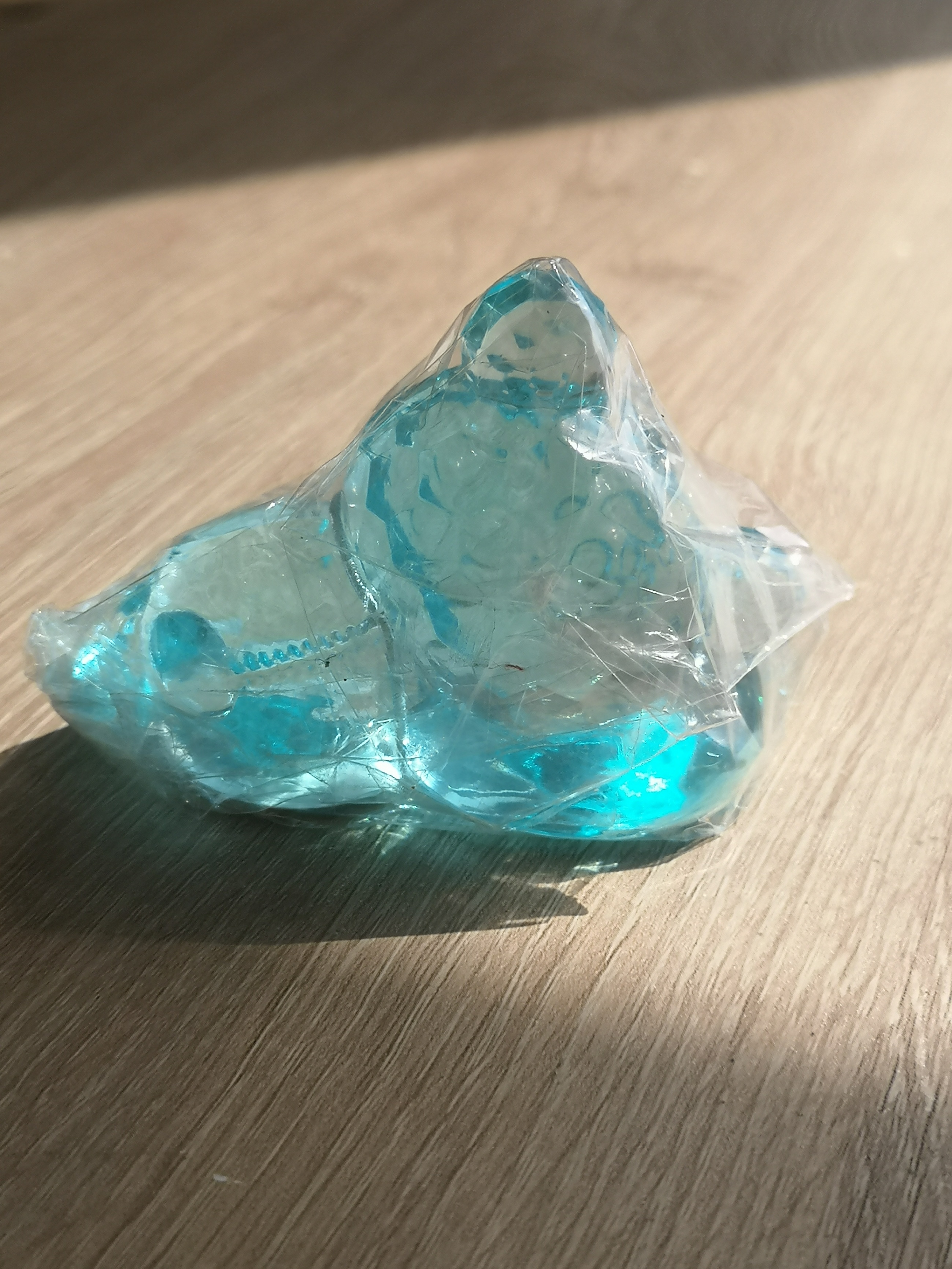 AUTHENTIC Sleeping RILAKKUMA blue acrylic crystal - photo 2