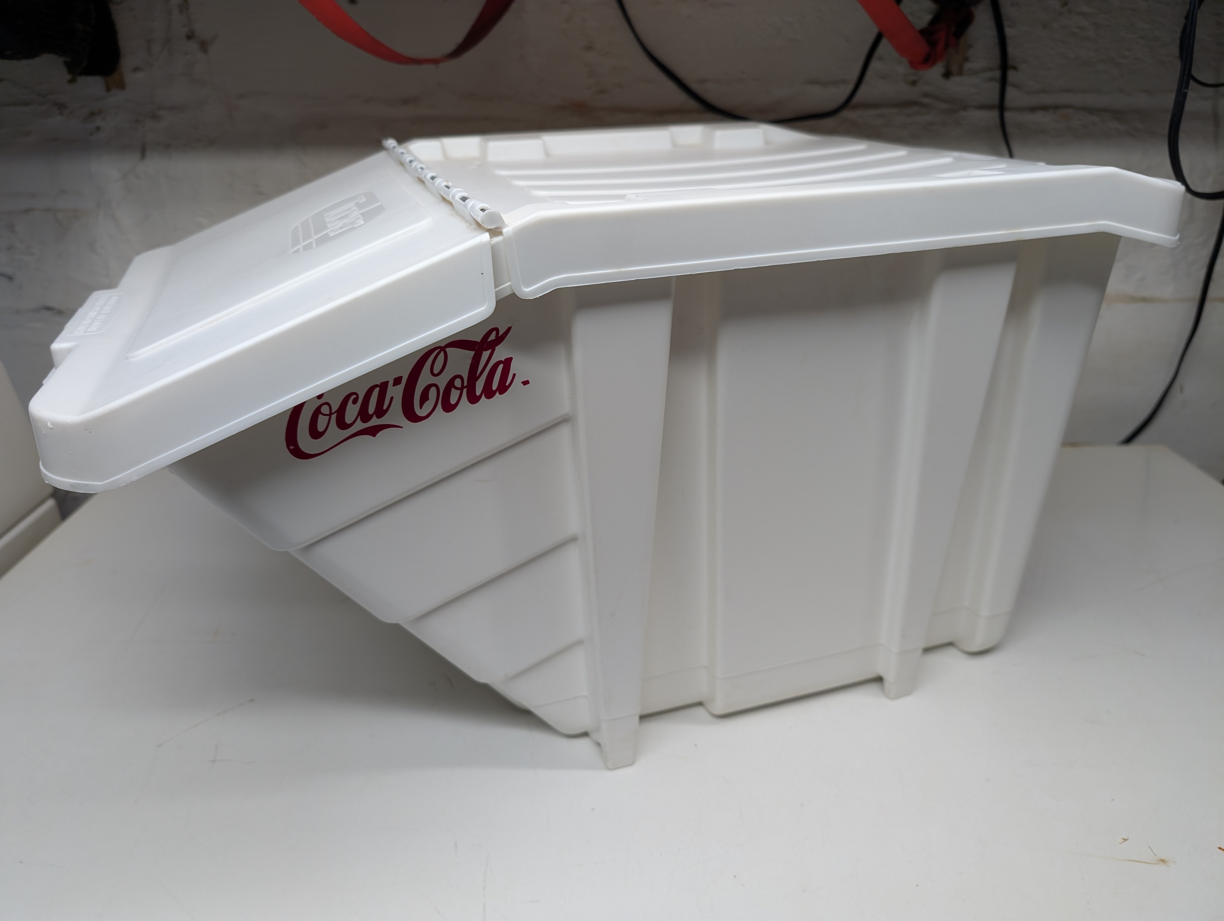 🥤📦Coca-Cola Tucker's Front-Loading Storage Tote 🥤📦