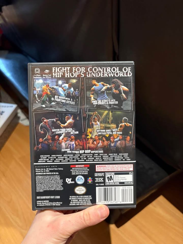 Def Jam Fight for NY Nintendo GameCube Video Game - photo 3