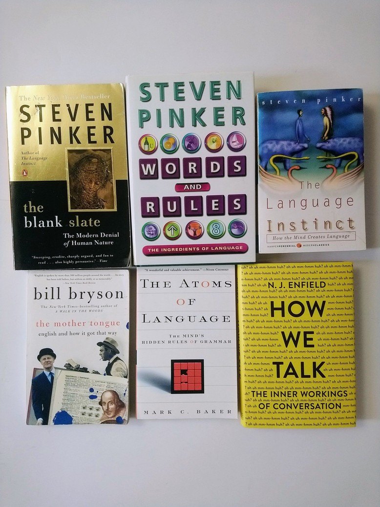 Steven Pinker / Language books!