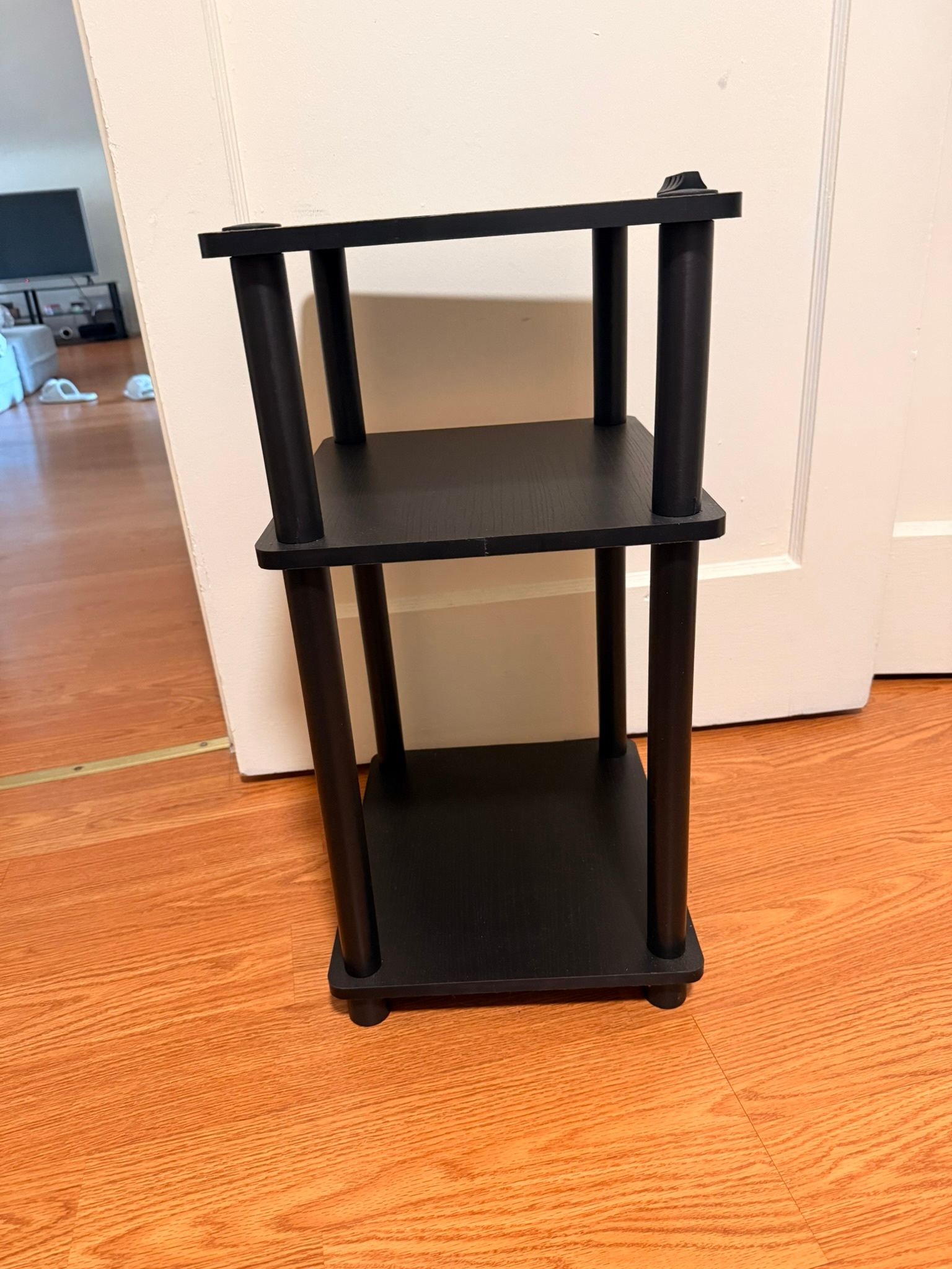 Black 3-Tier Side Table / Shelf – Excellent Condition - photo 2