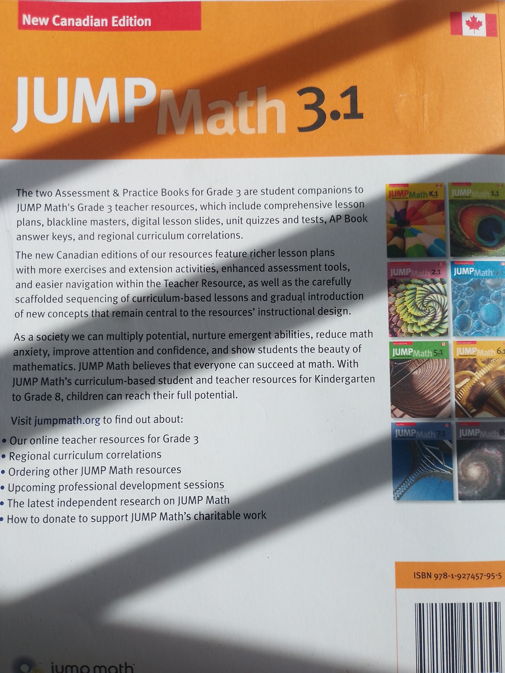 JUMP Math 3.1 & 3.2 Assessment & Practice Books - photo 5