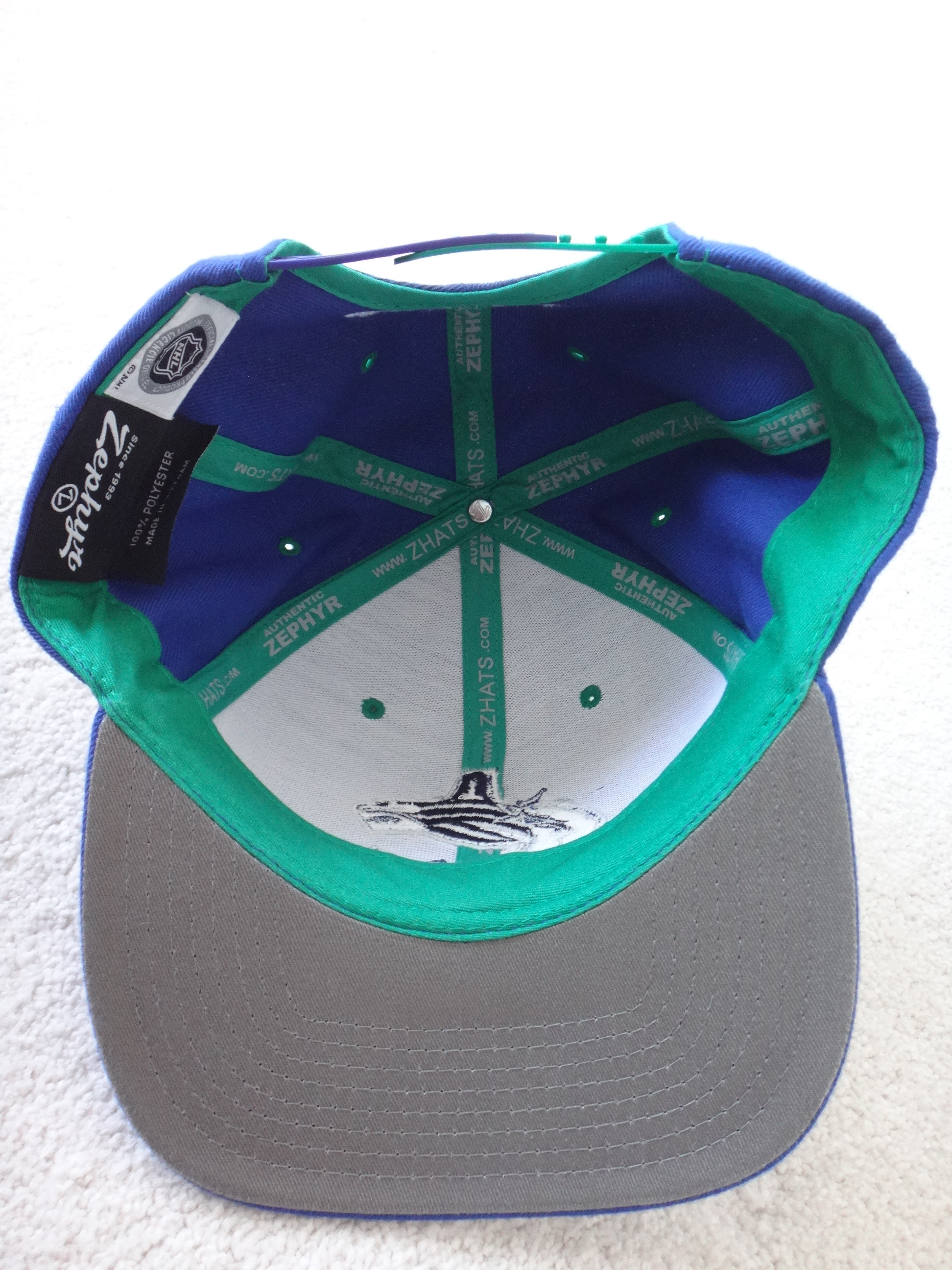 ✅🆕Vancouver Canucks Zephyr Strapback Baseball Hat Cap NEW - photo 5