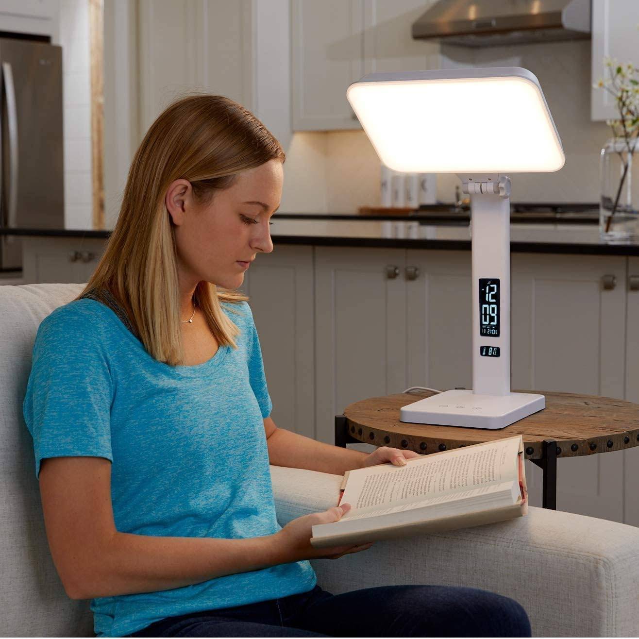 Adjustable LED Desk Lamp with Wireless Charger