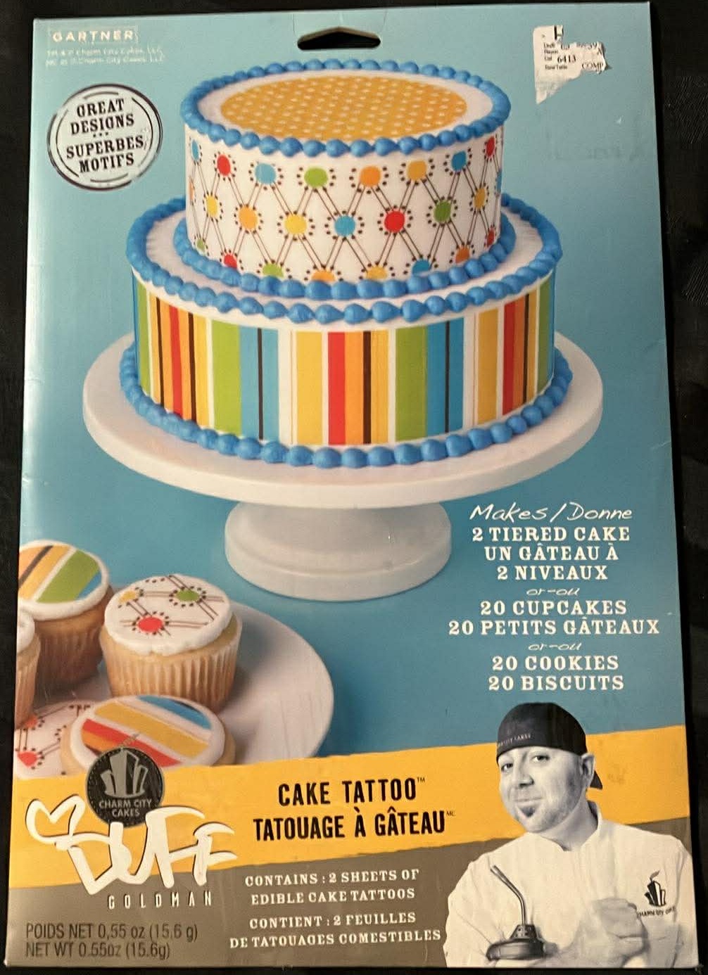 Duff Goldman Cake Tattoos (New) for Decorating