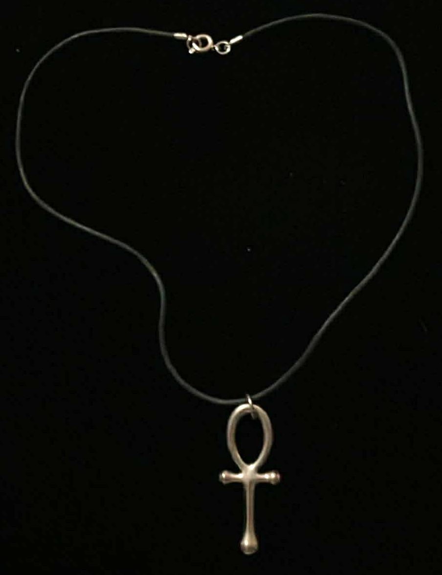 Necklace with Ankh Cross - 16 Inches