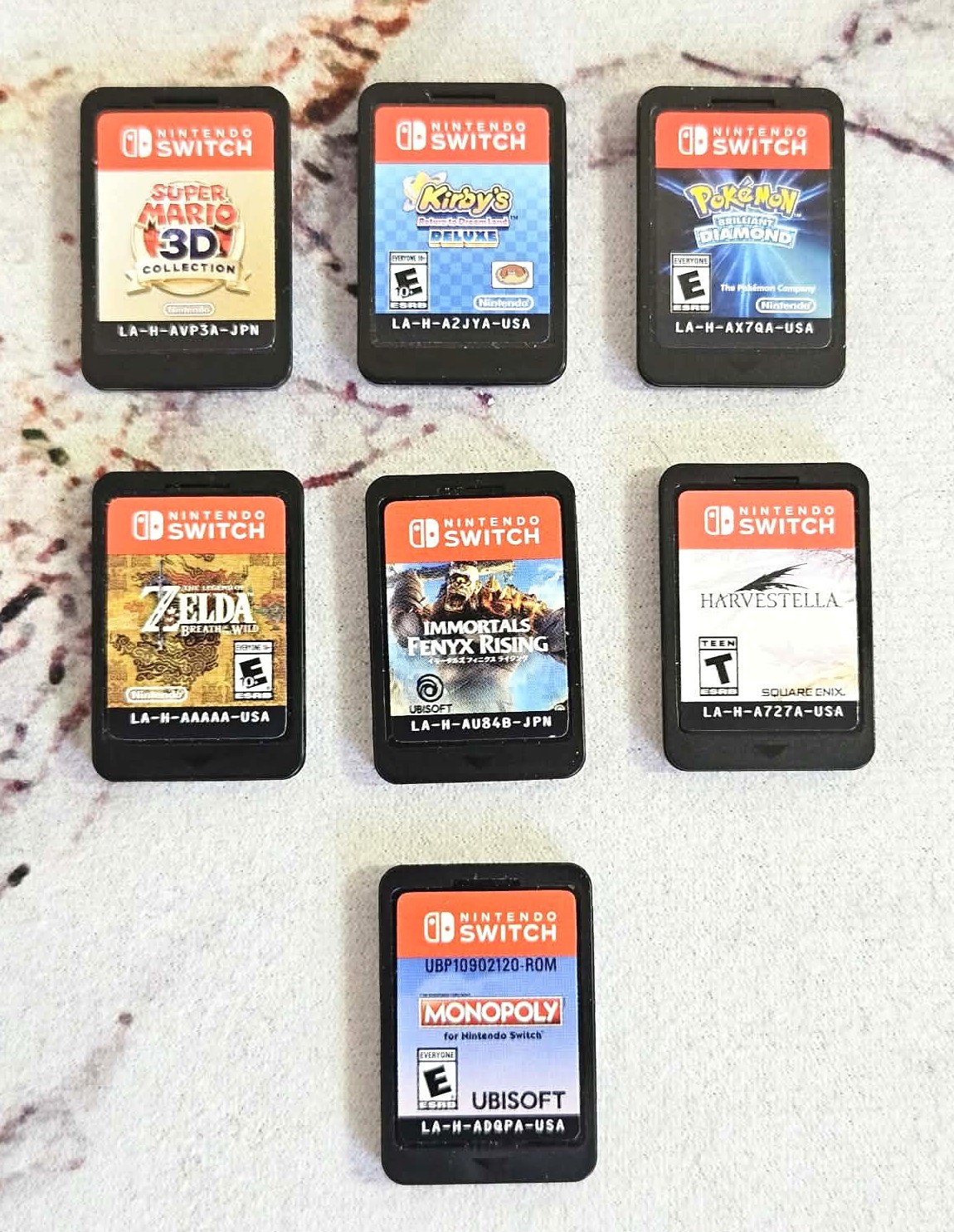 📍Nintendo Switch Games and SD Cards (Mario, Kirby, Zelda!)
