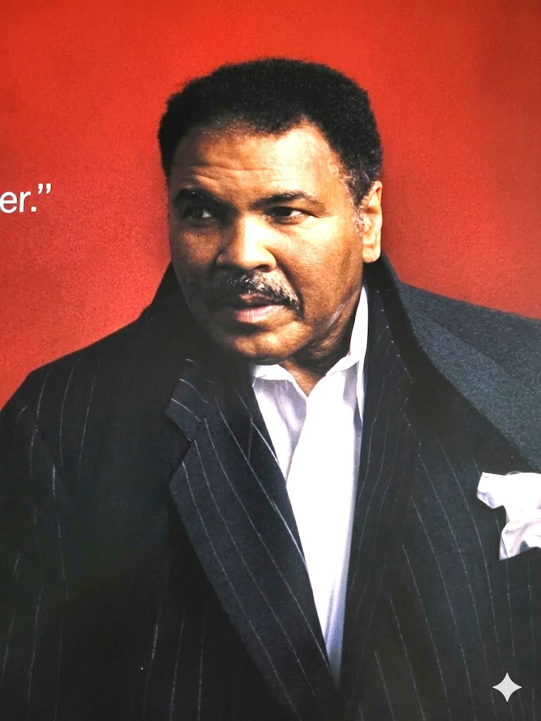 Muhammad Ali A&E Biography Club Promotional Poster Circa 1998 - photo 4