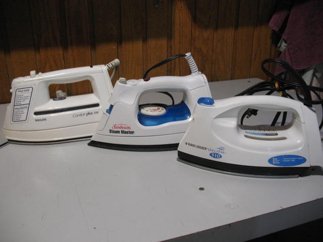 Clothes Irons and Ironing Board