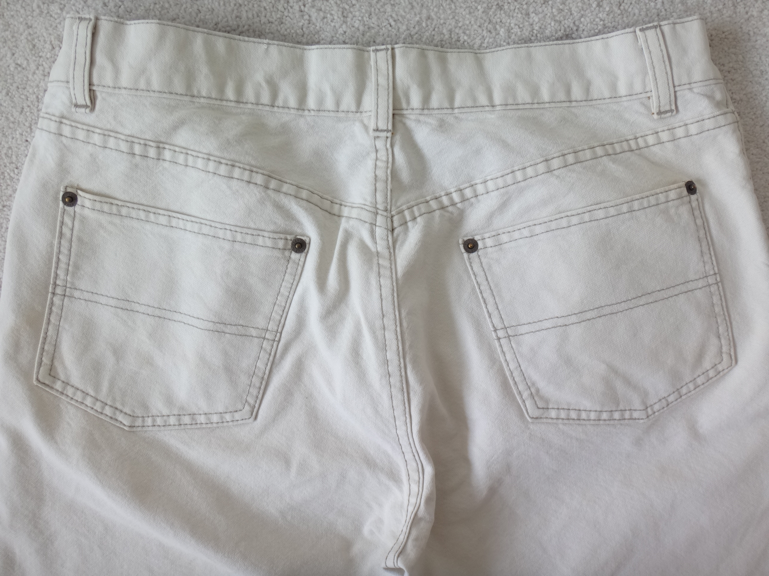 ✅♻️CLUB MONACO Men's 32 x 32 Beige Straight Fit Denim Jeans - photo 4