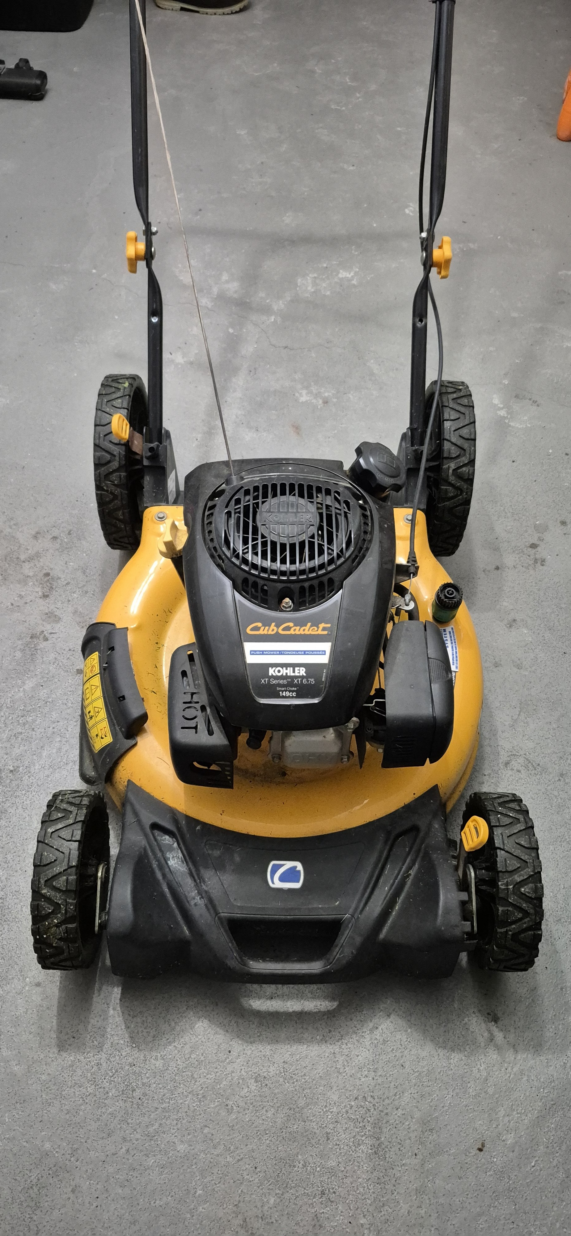 21" Cub Cadet push mower