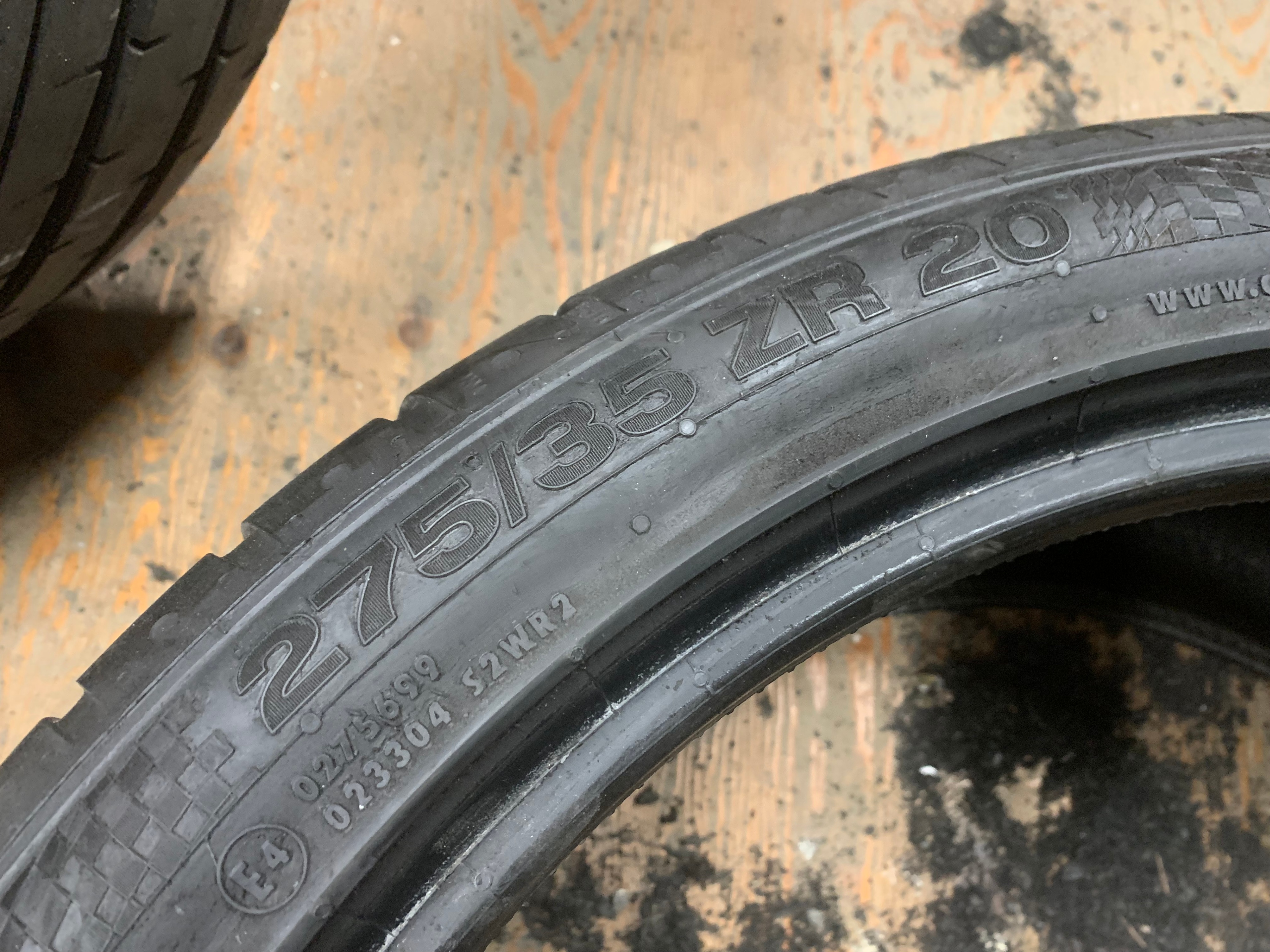 PAIR of 275/35/20 Continental Sport contact 2 MO with 70% tread - photo 5
