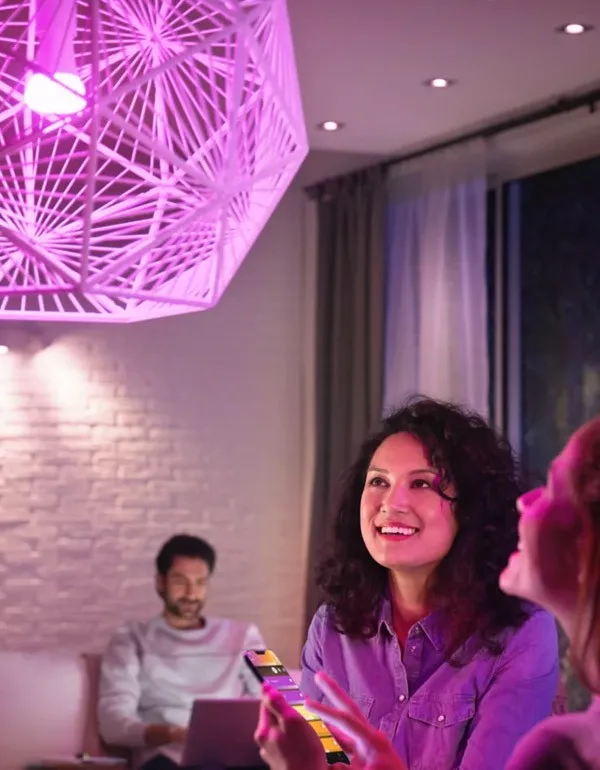 Philips Hue White and Colour Ambiance A19 4-Pack Starter Kit - photo 5