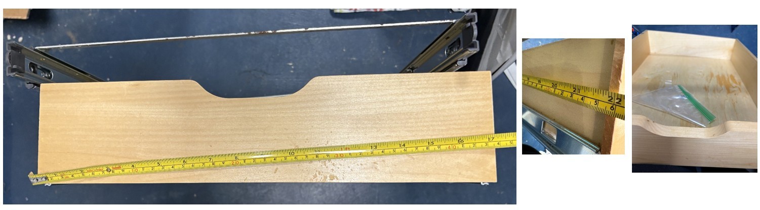 Pull Out Cabinet Drawer (wooden)