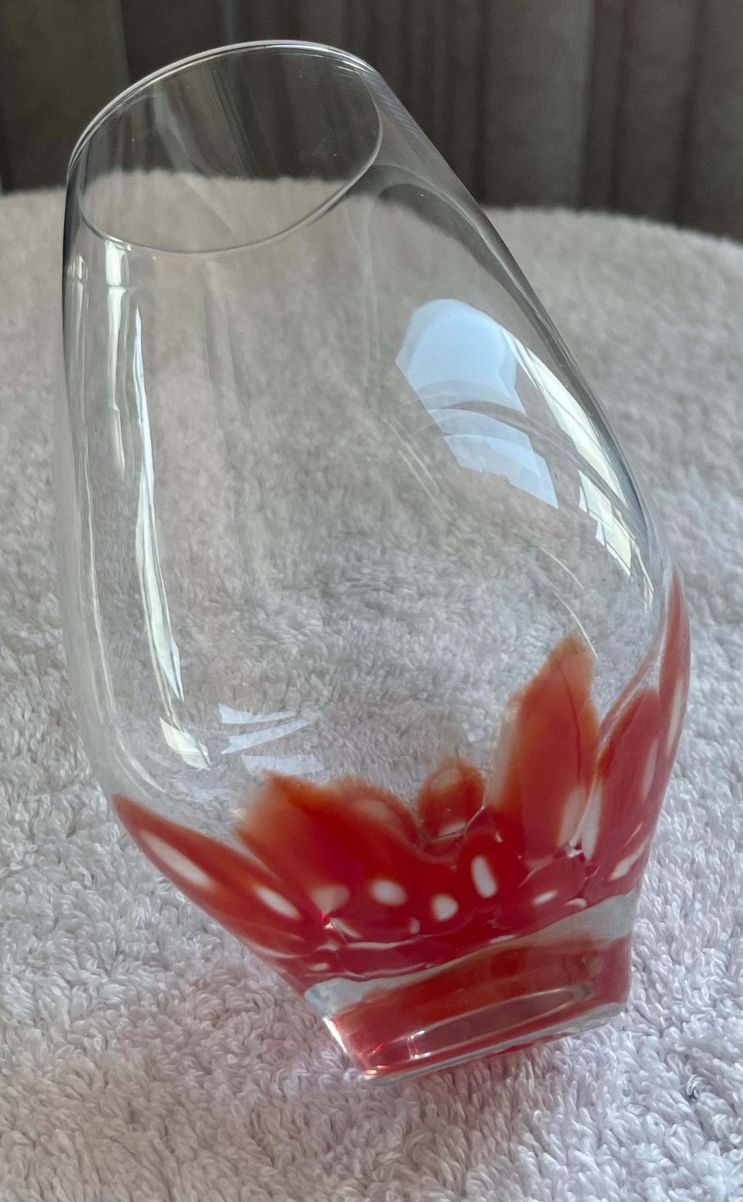 Vintage IKEA Komedi Art Glass — Single Orange-Red Replacement - photo 3