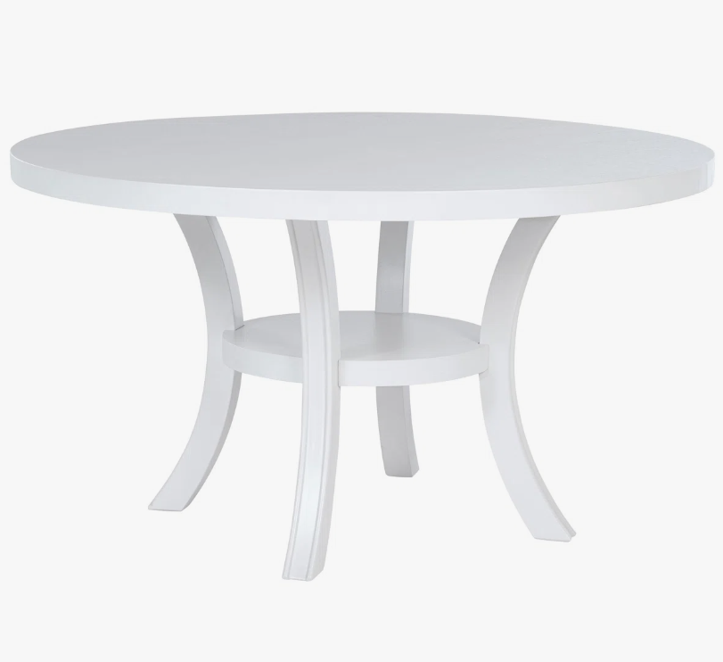 White Round Dining Table - 54" Diameter - New in box - photo 4