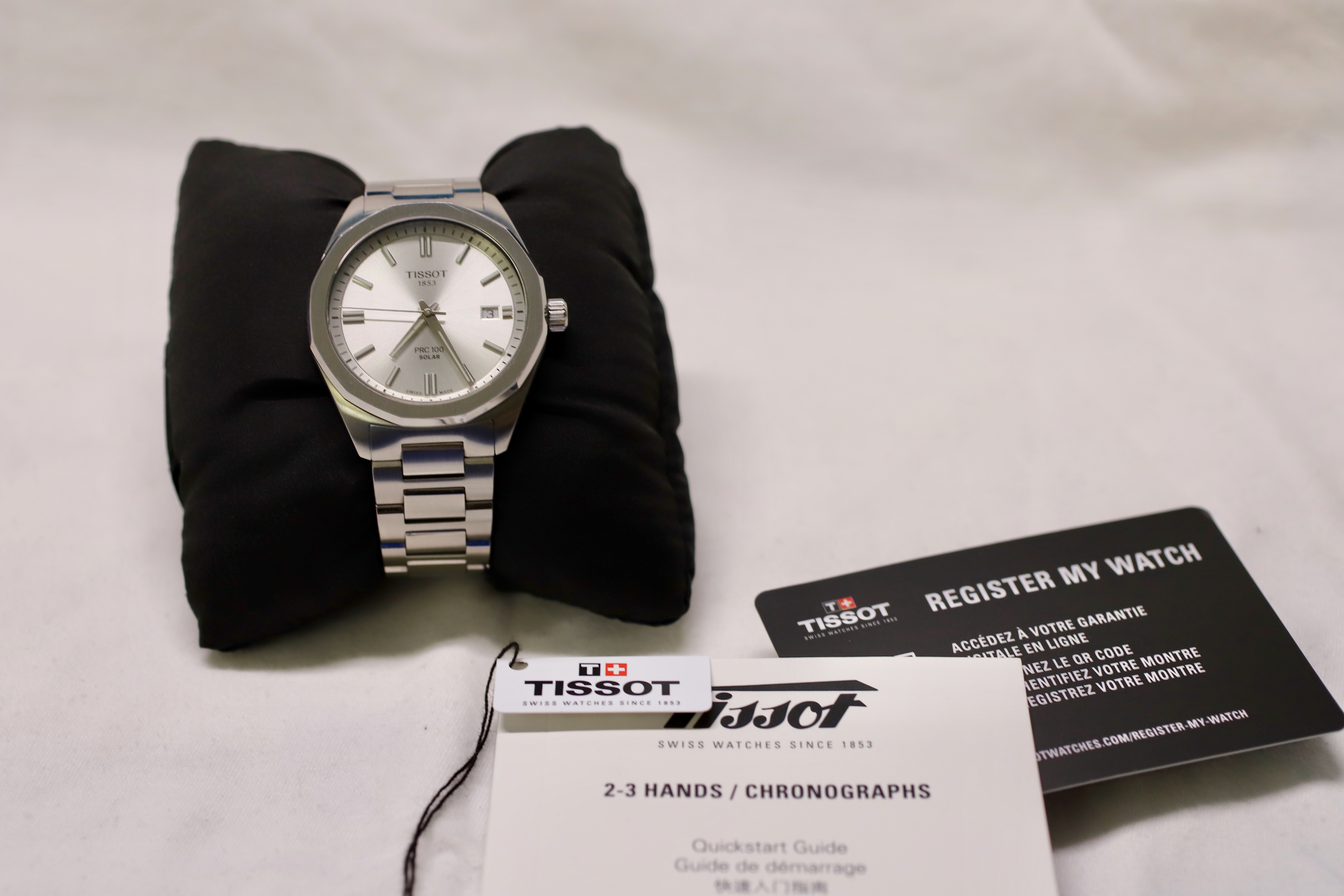 2 Tissot Watches – PRC Solar + PR100 – Excellent Condition - photo 4
