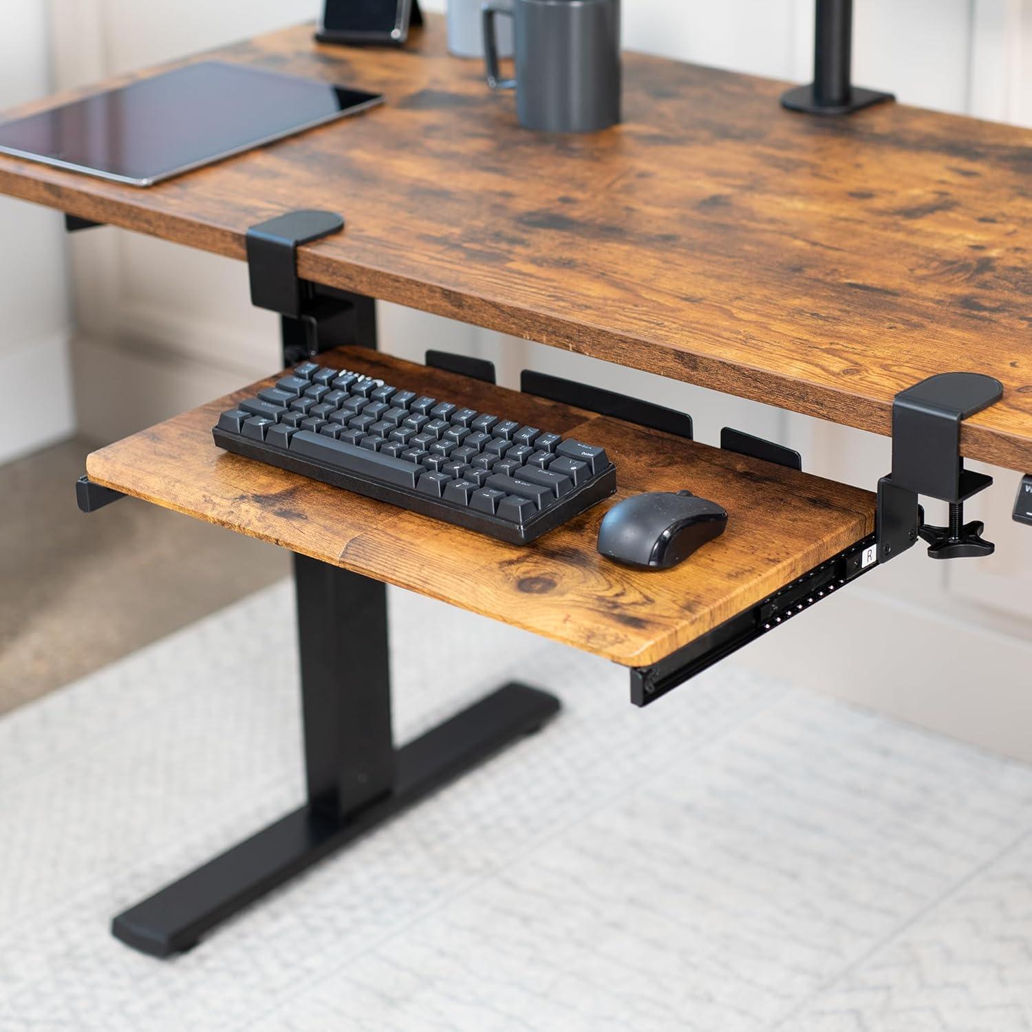 New VIVO Small Under Desk Keyboard Tray Vintage Brown - photo 5